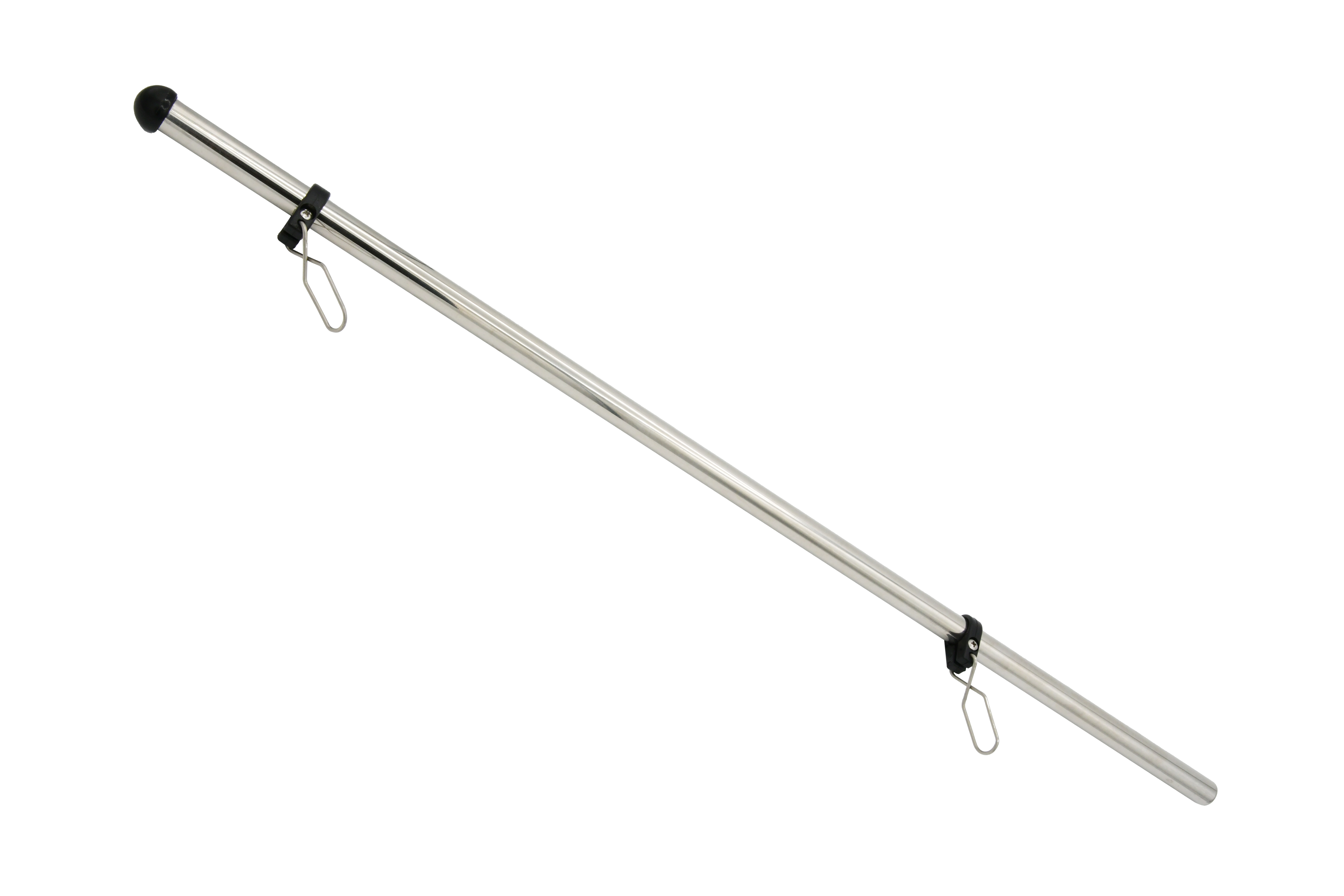 Plastic Clamp on Flagpole Base with Flagpole