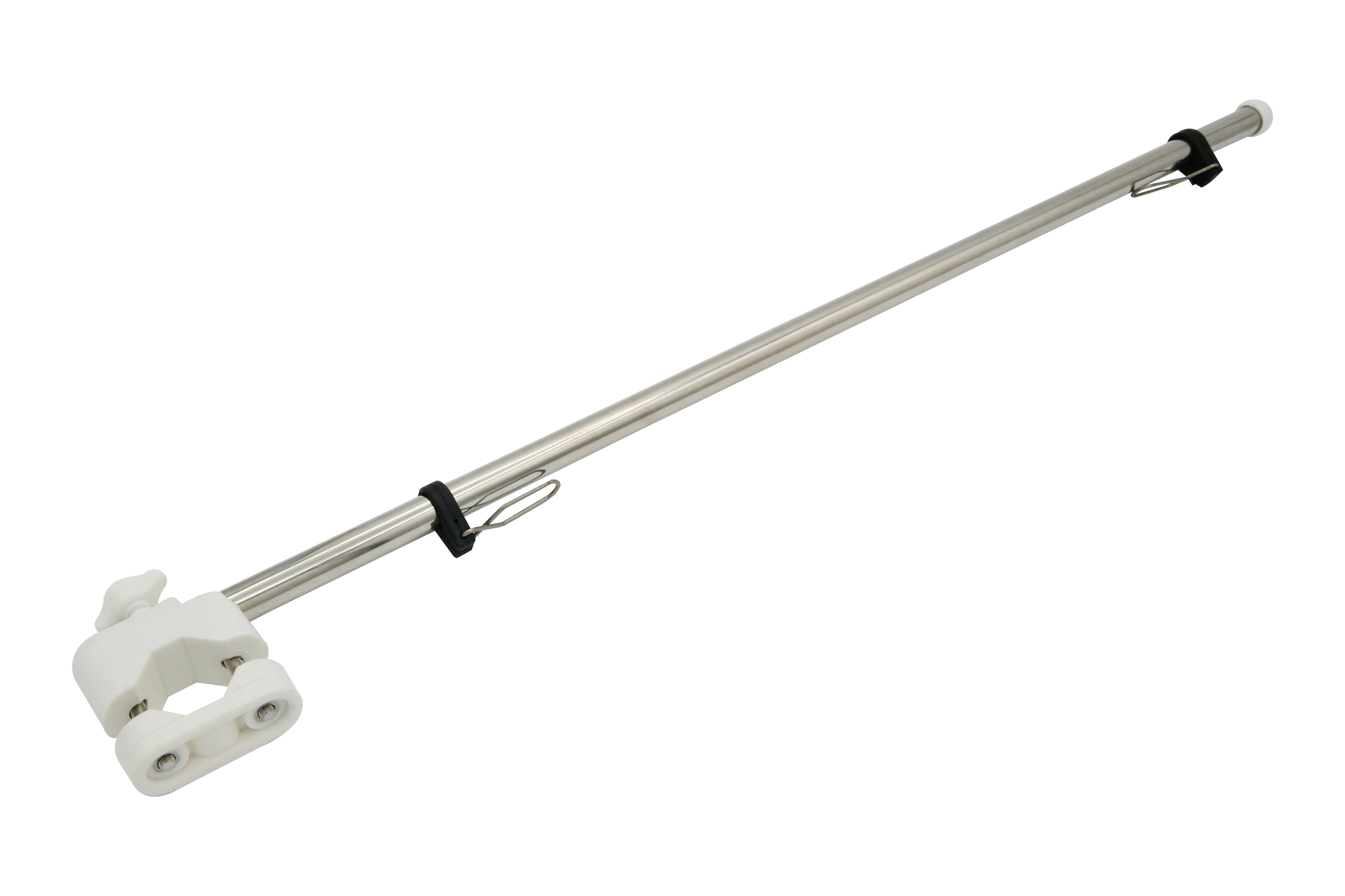 Plastic Clamp on Flagpole Base with Flagpole