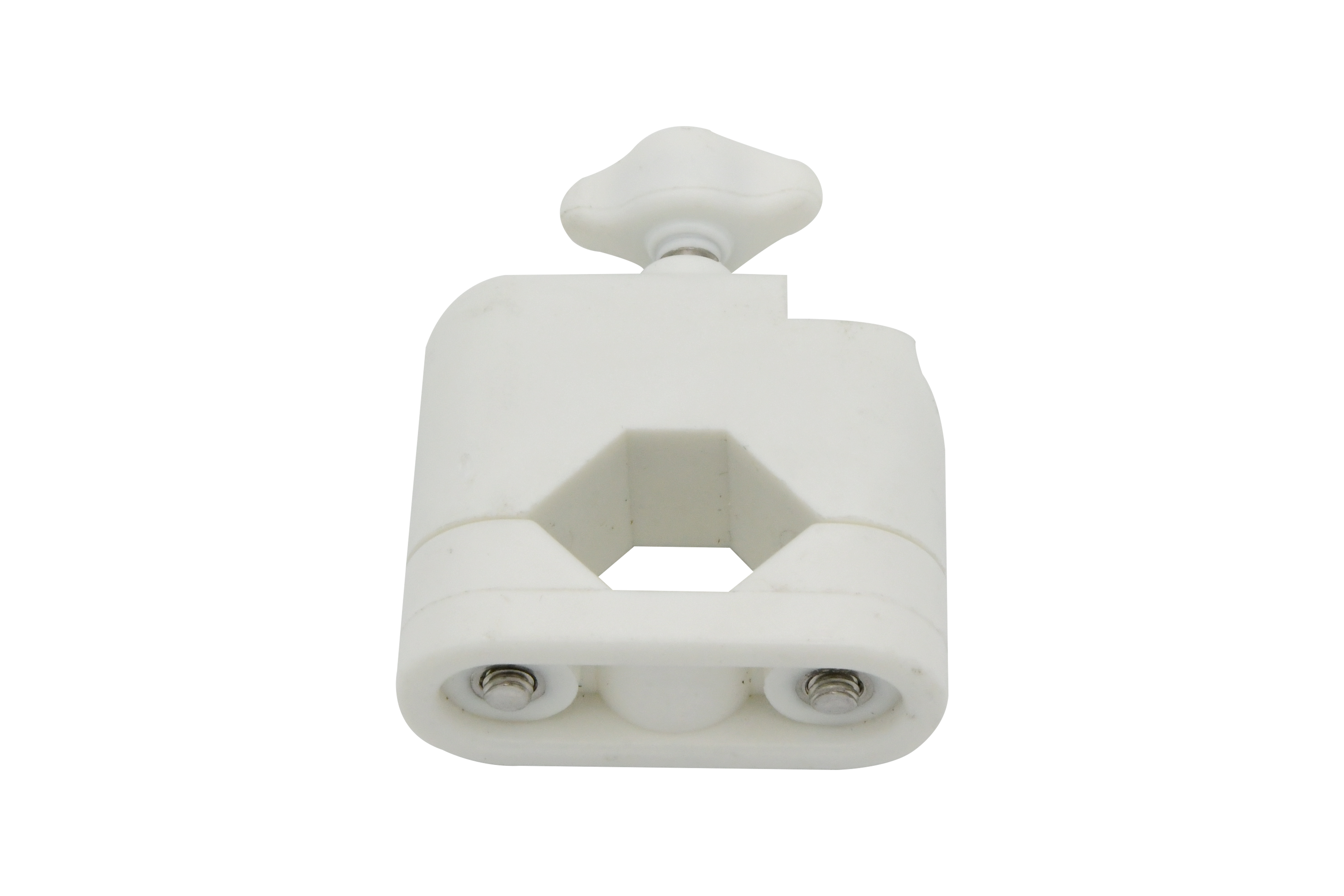 Plastic Clamp on Flagpole Base with Flagpole