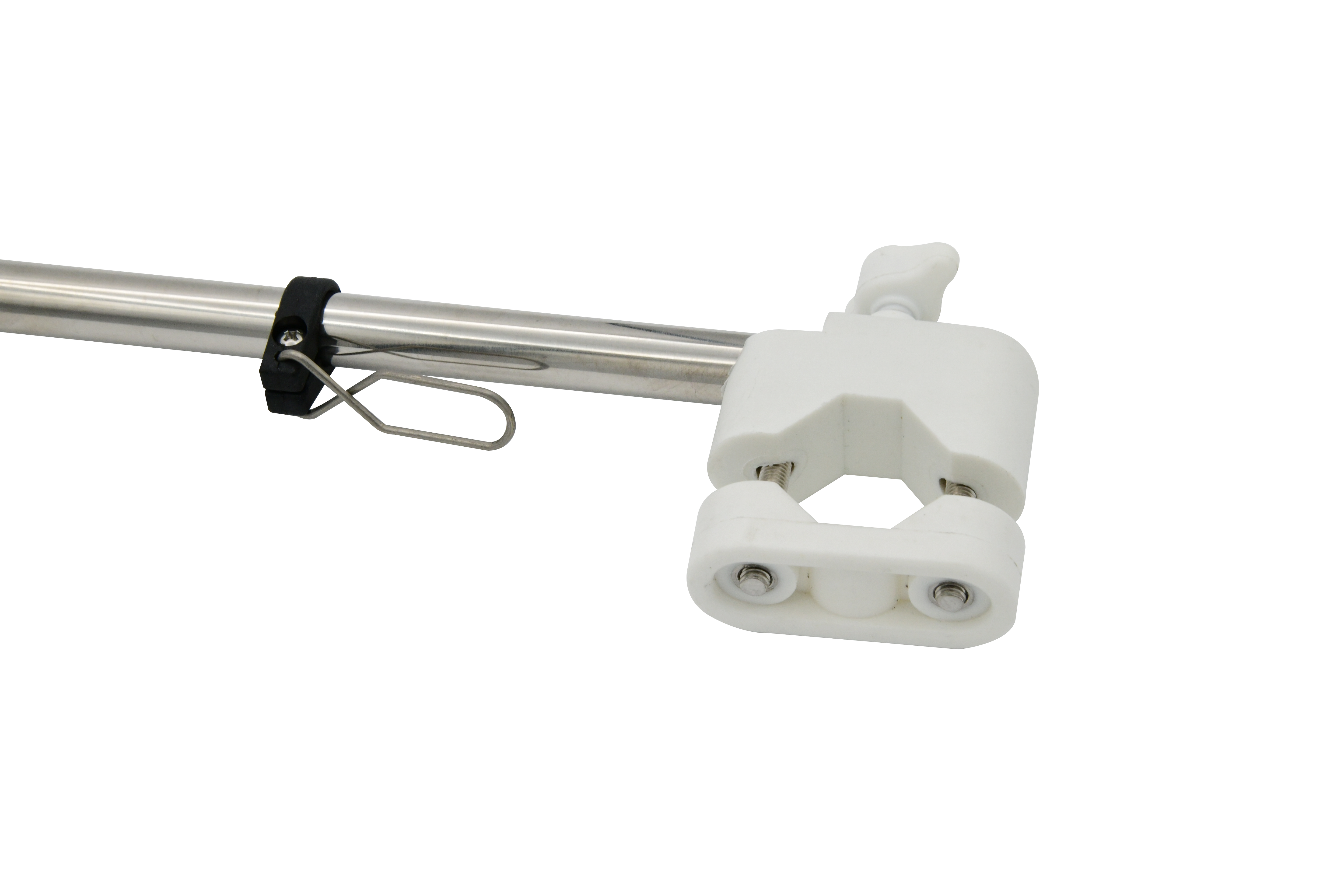 Plastic Clamp on Flagpole Base with Flagpole