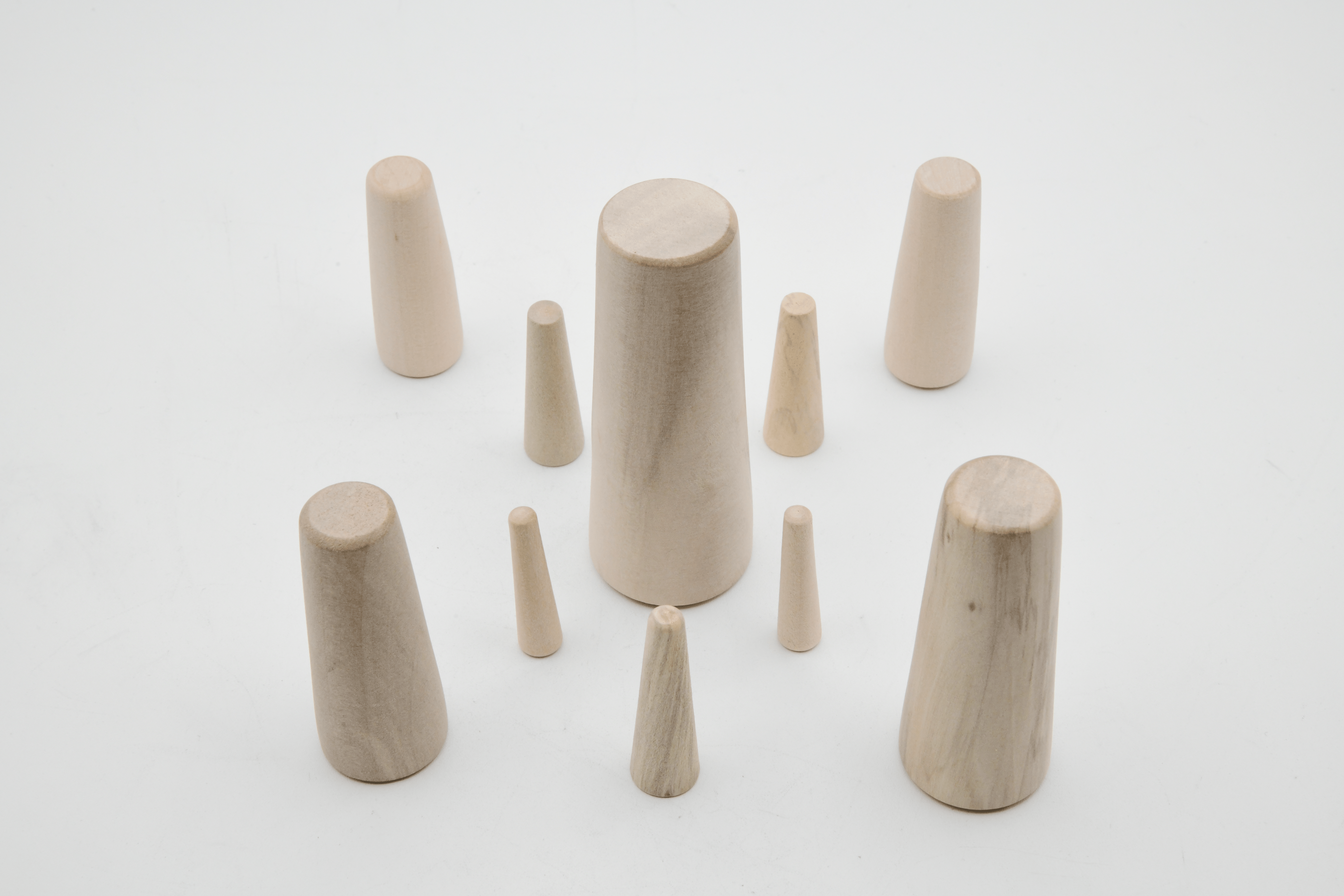 Thru-Hull Bung, Wood Emergency Plug Set for Ø0.16"~Ø1.5" holes