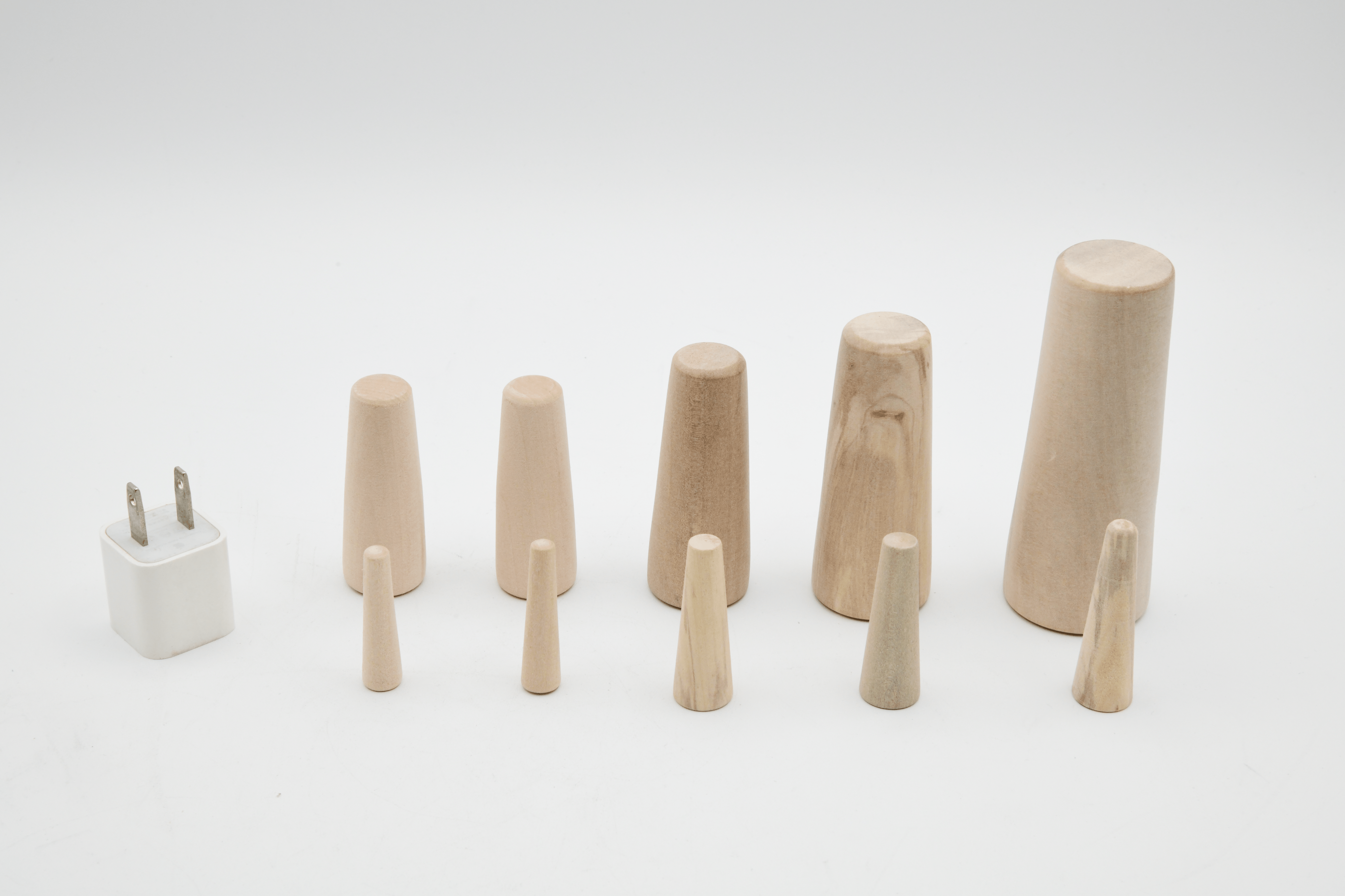 Thru-Hull Bung, Wood Emergency Plug Set for Ø0.16"~Ø1.5" holes