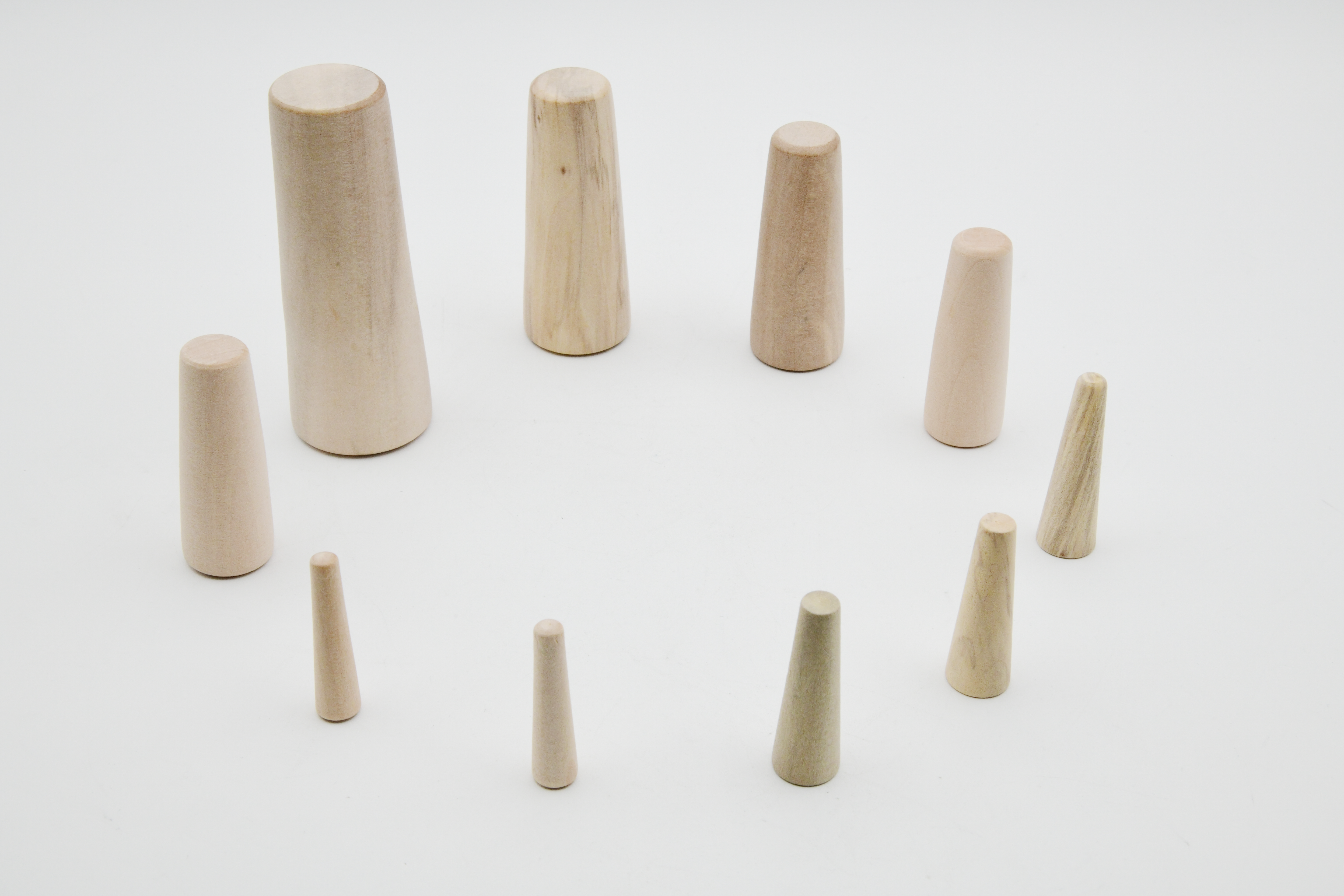 Thru-Hull Bung, Wood Emergency Plug Set for Ø0.16"~Ø1.5" holes
