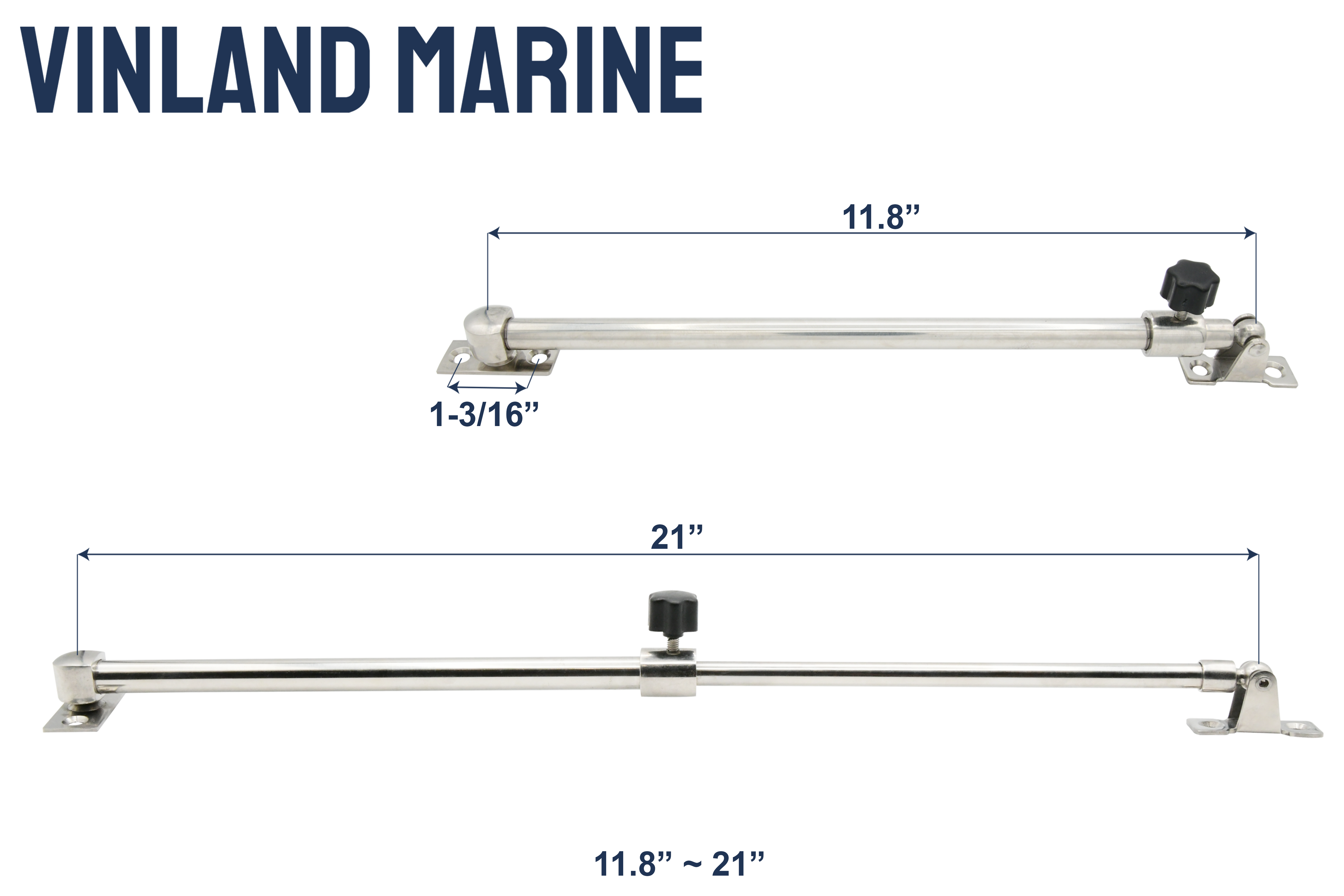 Adjustable Length Hatch Stay