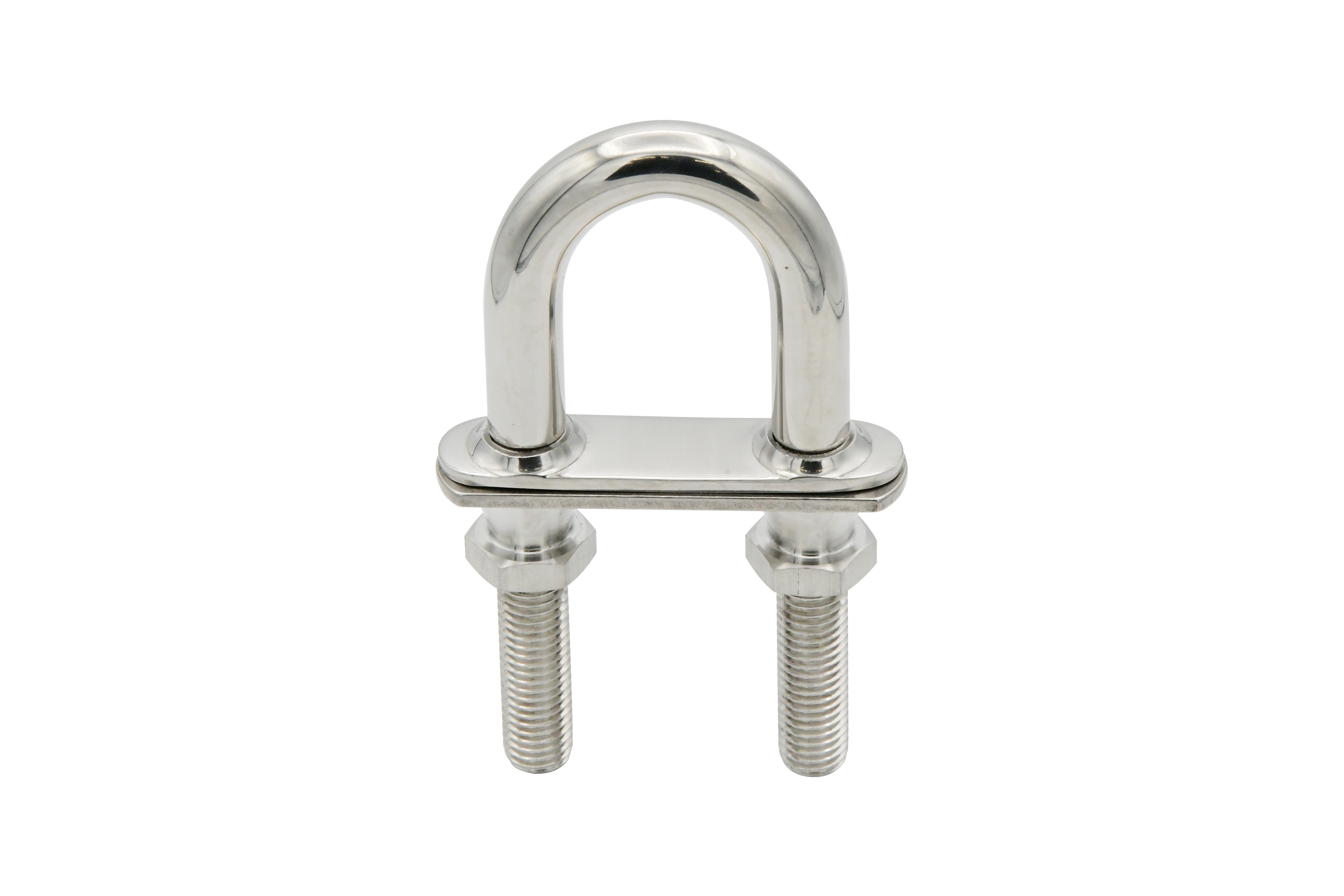 Anti-Theft AISI 316 Stainless Steel Heavy Duty Class III Bow Eye with Taper Safety Lock Nut