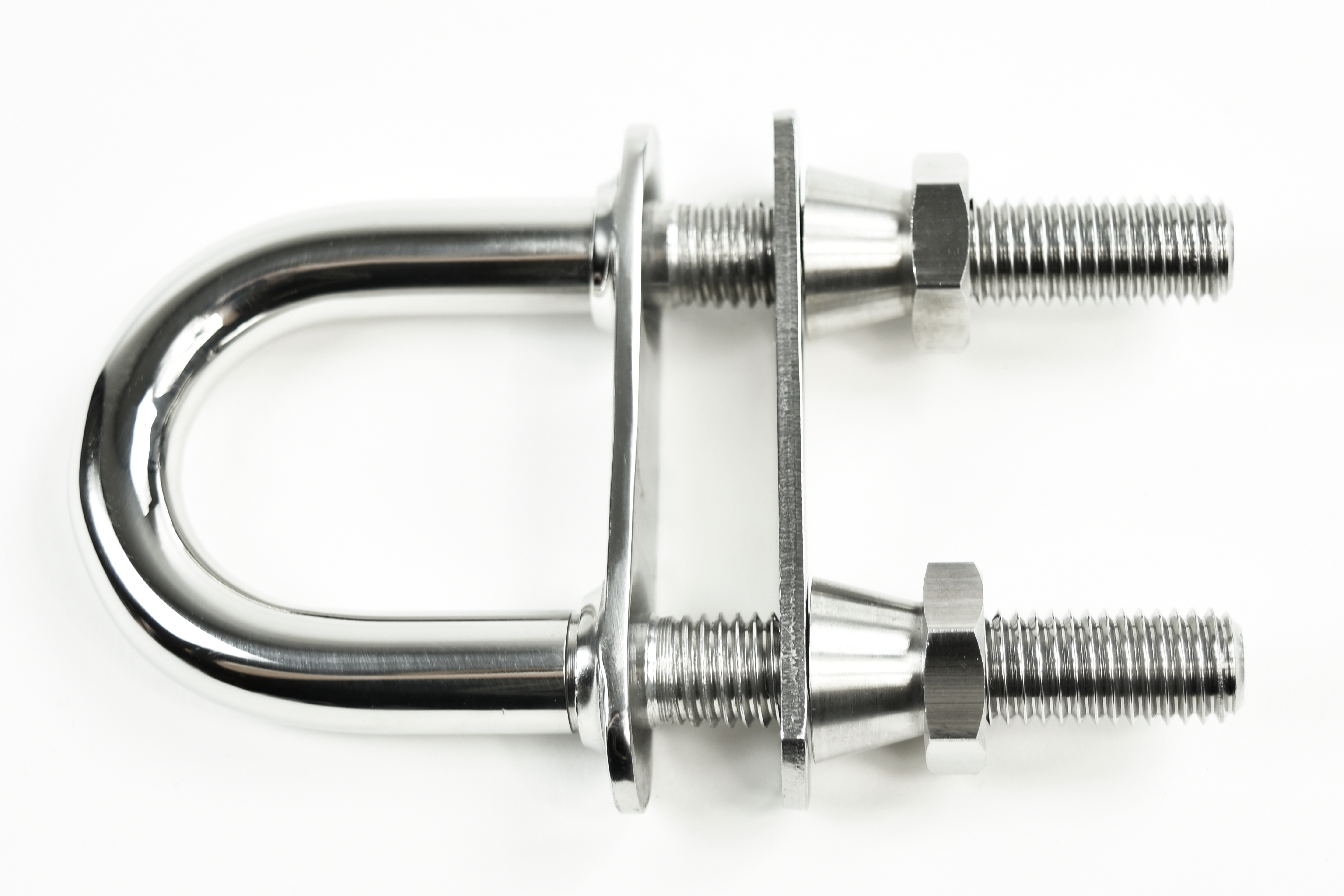 Anti-Theft AISI 316 Stainless Steel Heavy Duty Class III Bow Eye with Taper Safety Lock Nut