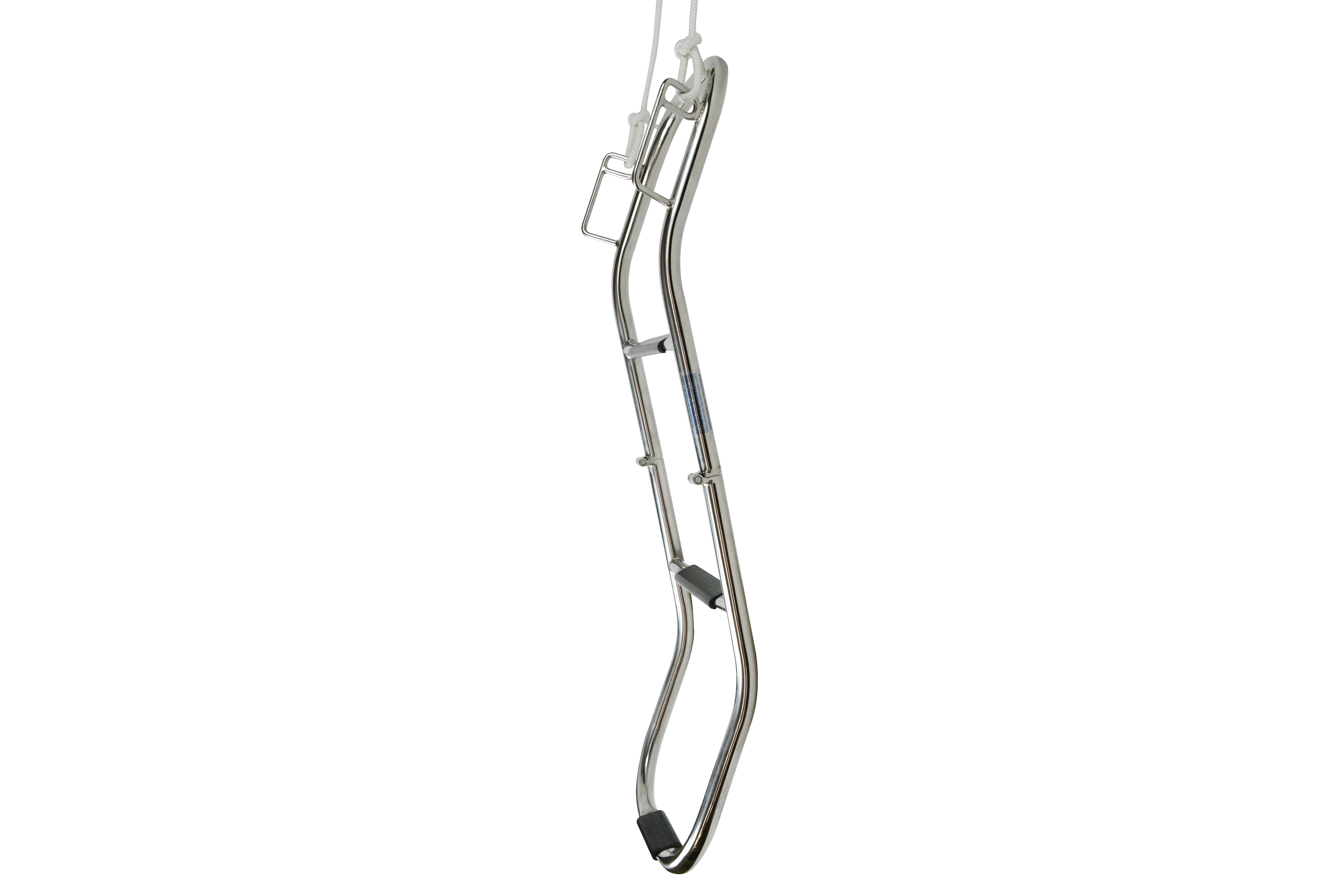 3-Step Folding Ladder for Inflatable Boats, Pontoons, and Dinghy