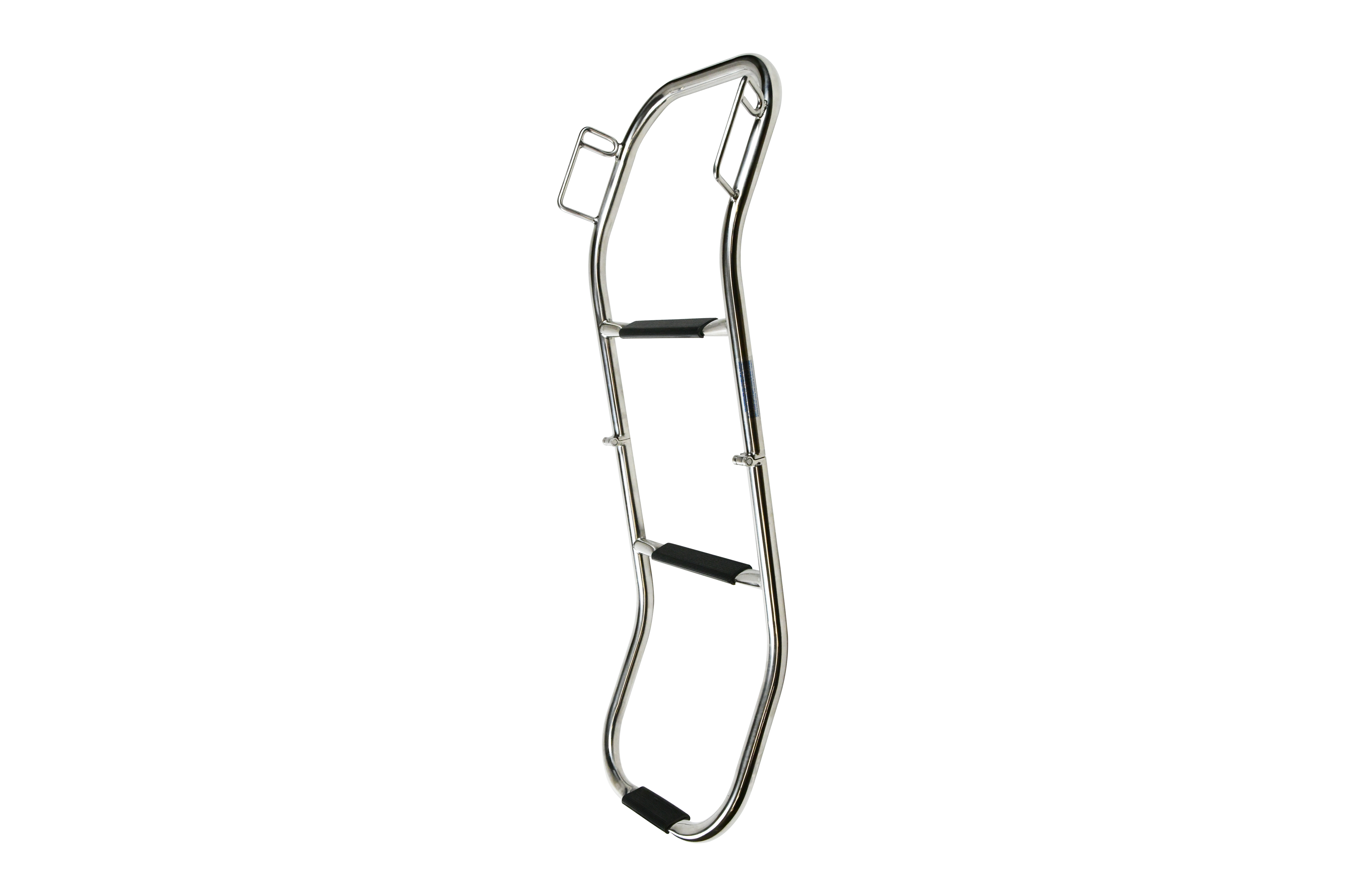 3-Step Folding Ladder for Inflatable Boats, Pontoons, and Dinghy