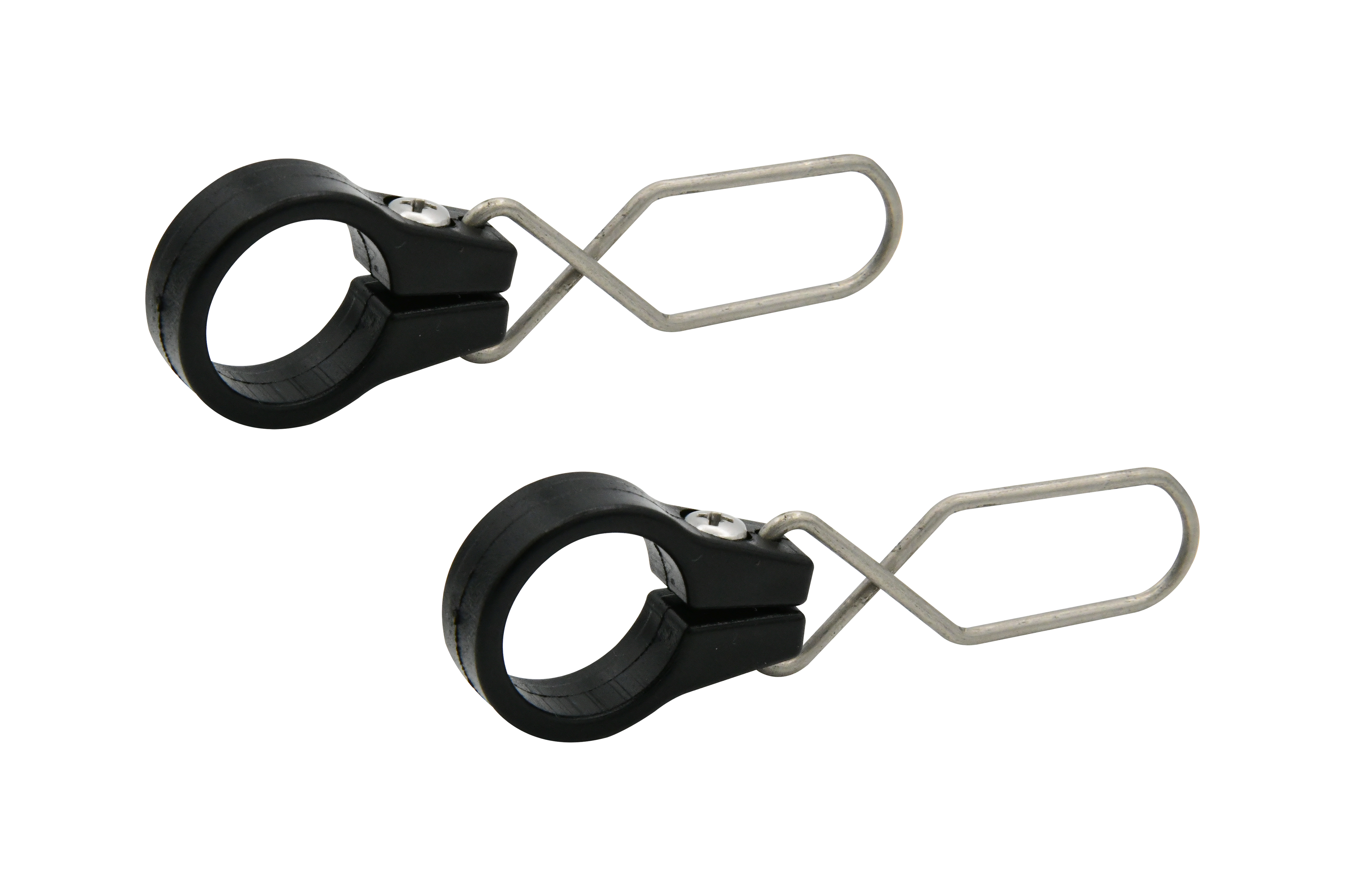 Flag clamp for poles (pack of 2)