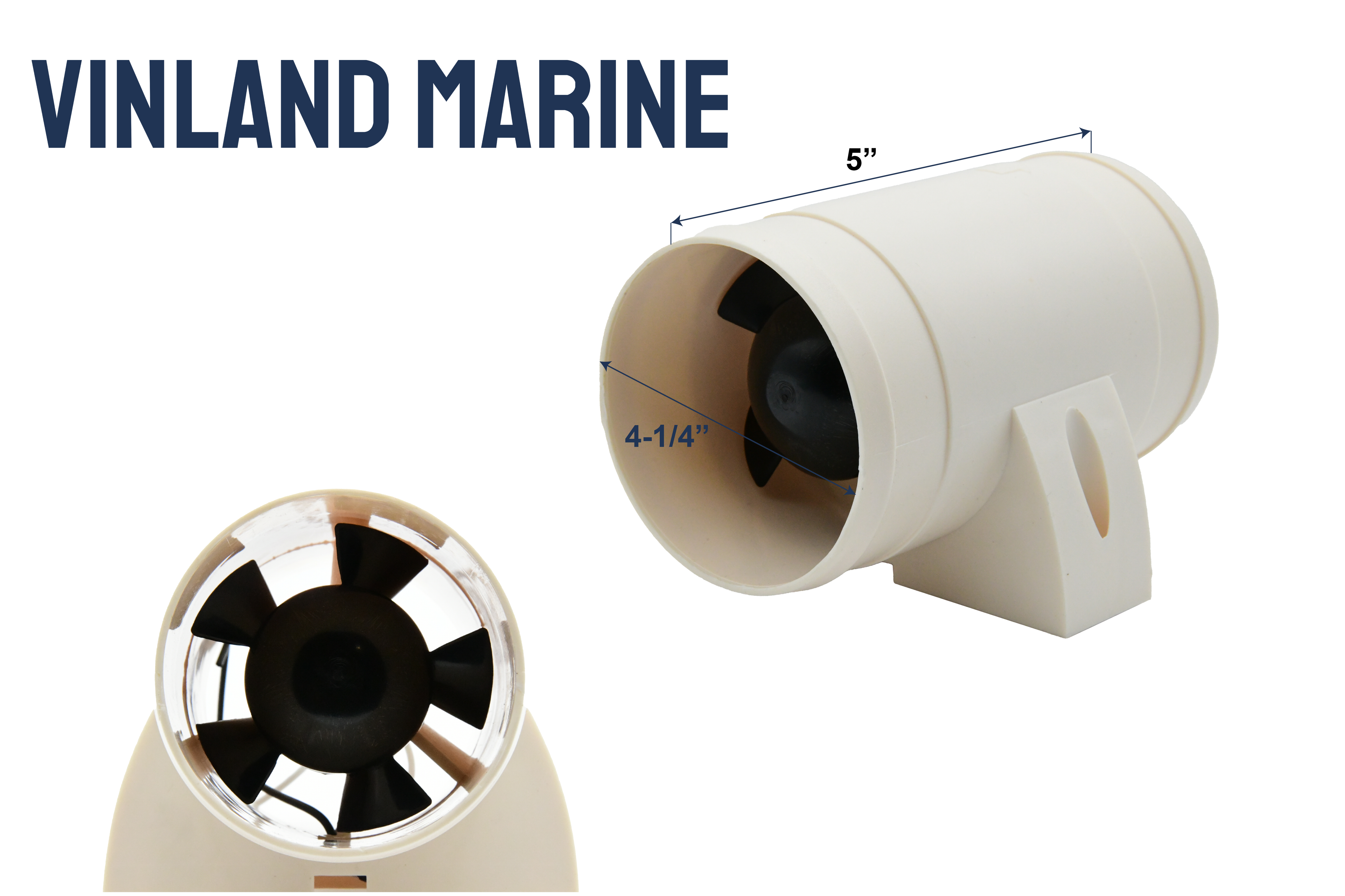 Ø3" Bilge Blower, 12-Volt system, 2.7A fuse; 2.5 Amps; 158 CFM