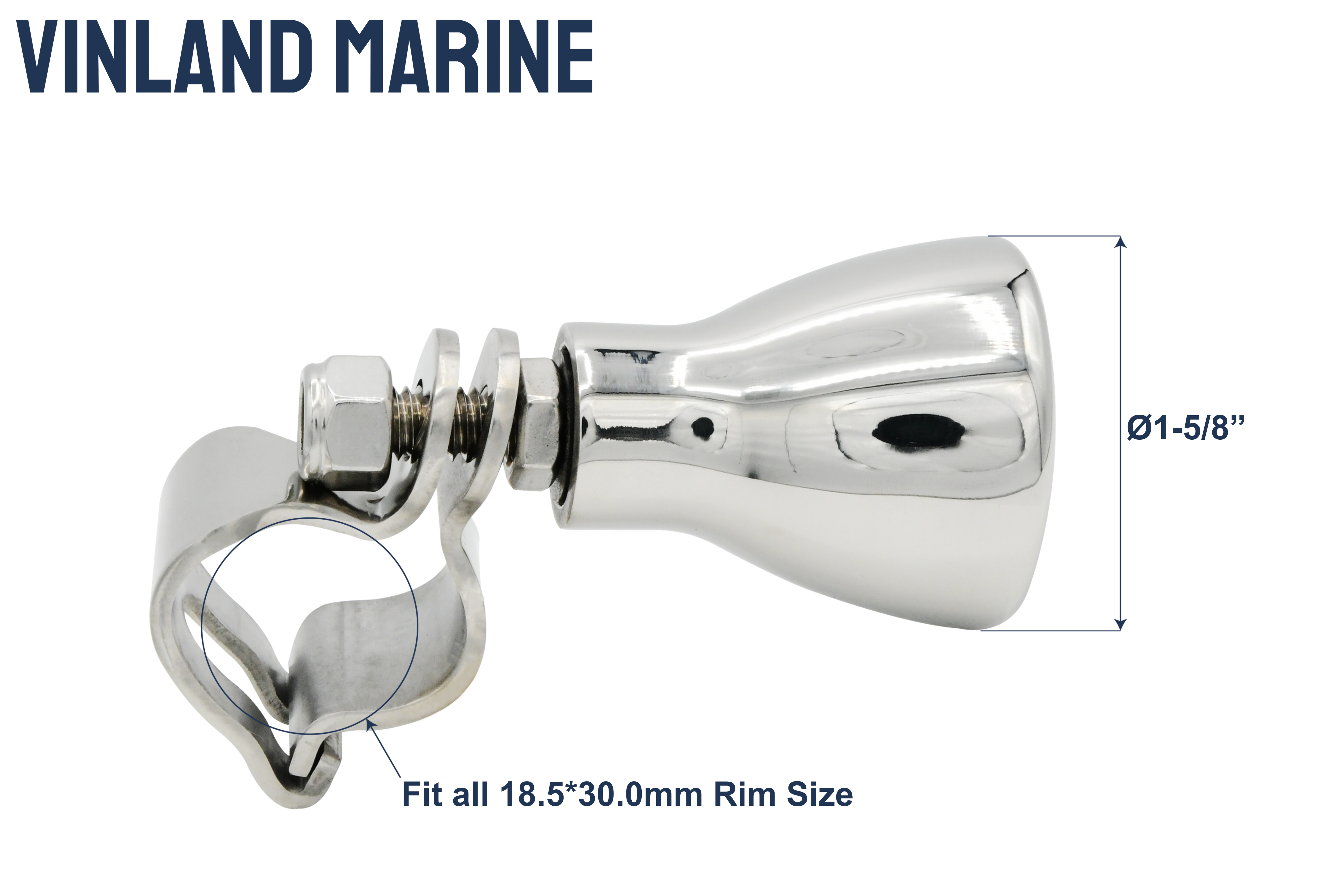Boat Steering Wheel Knob with Claw Clamp