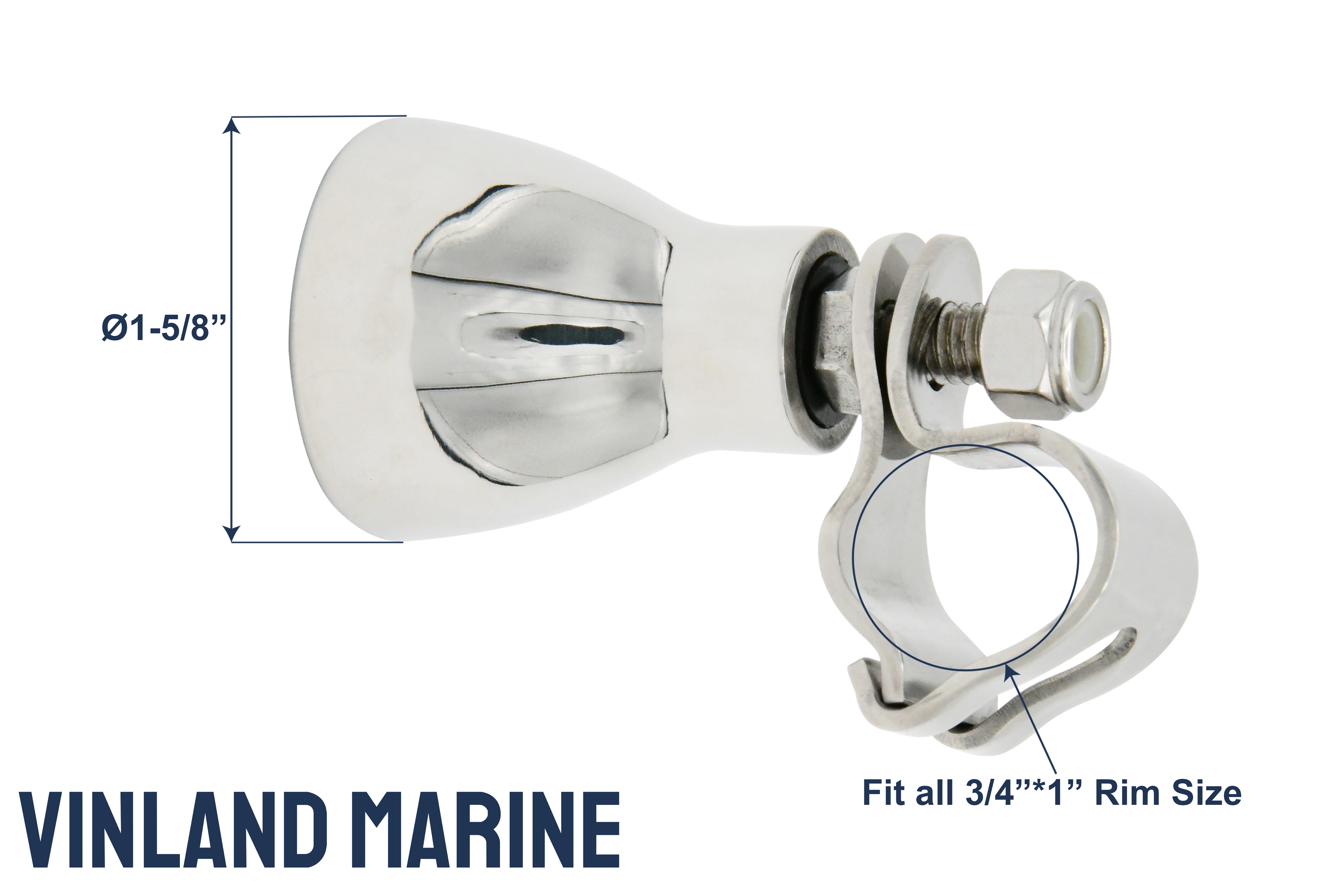 Boat Steering Wheel Knob with Claw Clamp