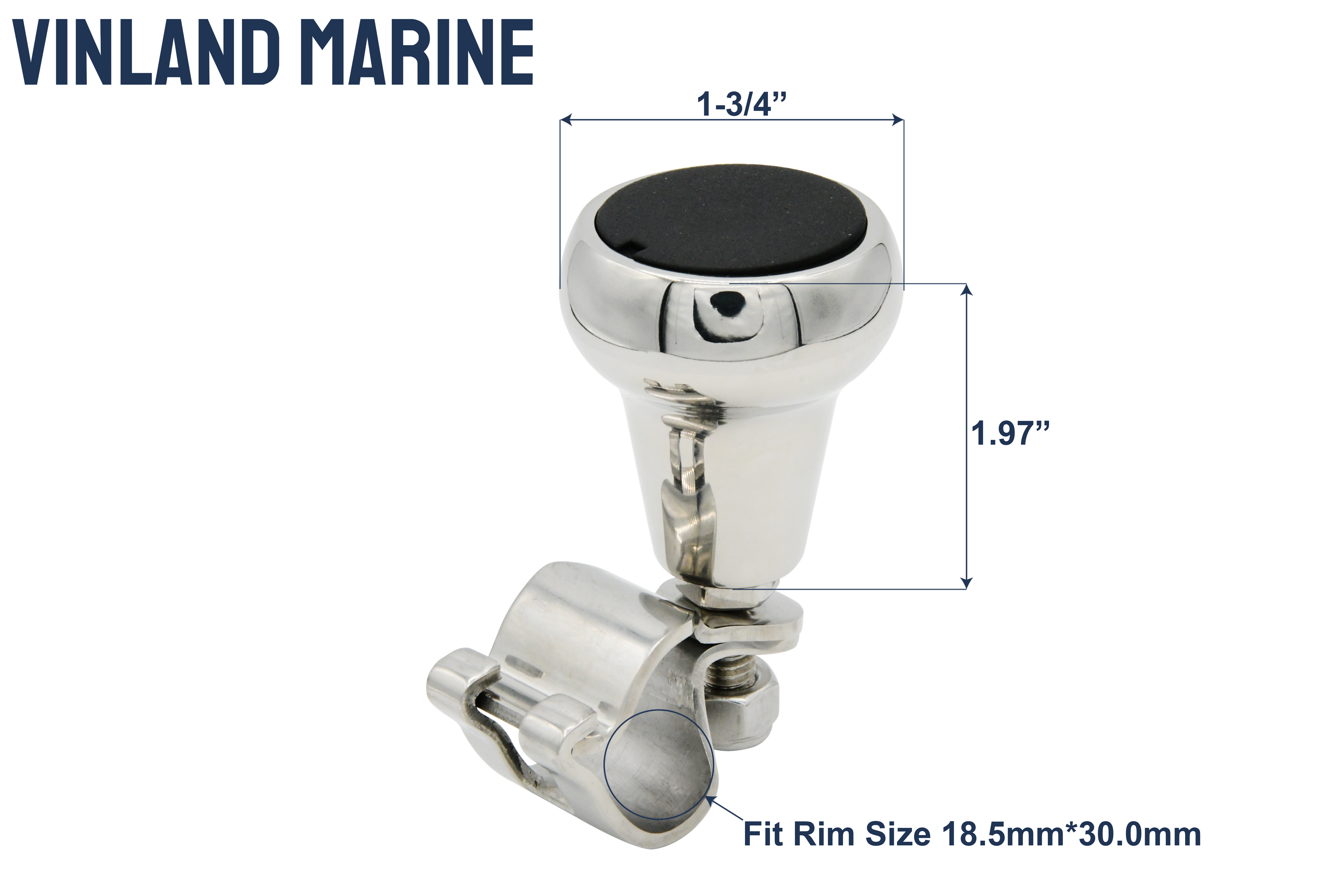 Boat Steering Wheel Knob with Claw Clamp