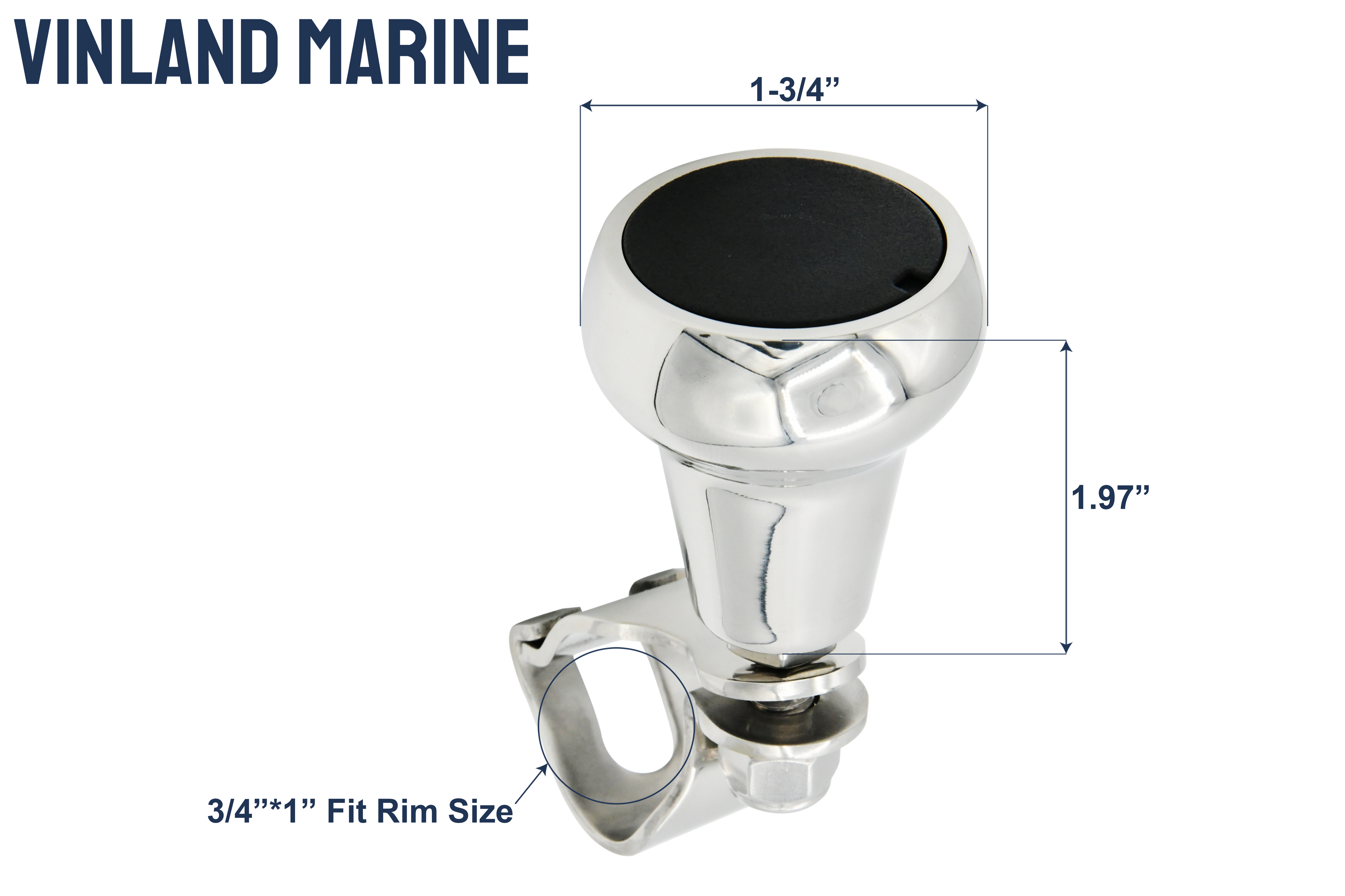Boat Steering Wheel Knob with Claw Clamp