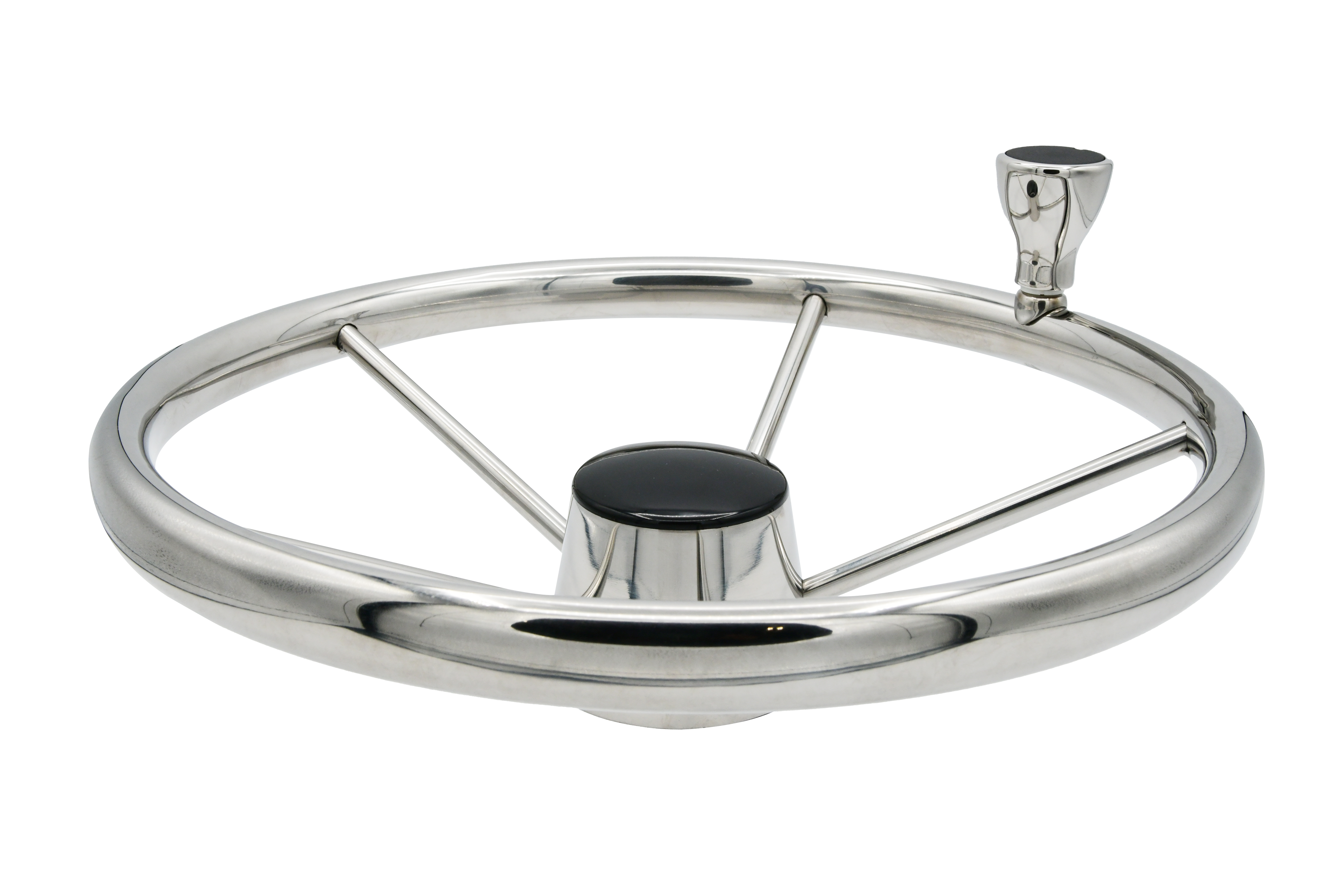 Heavy Duty 5-Spoke Destroyer Steering Wheel with Knob