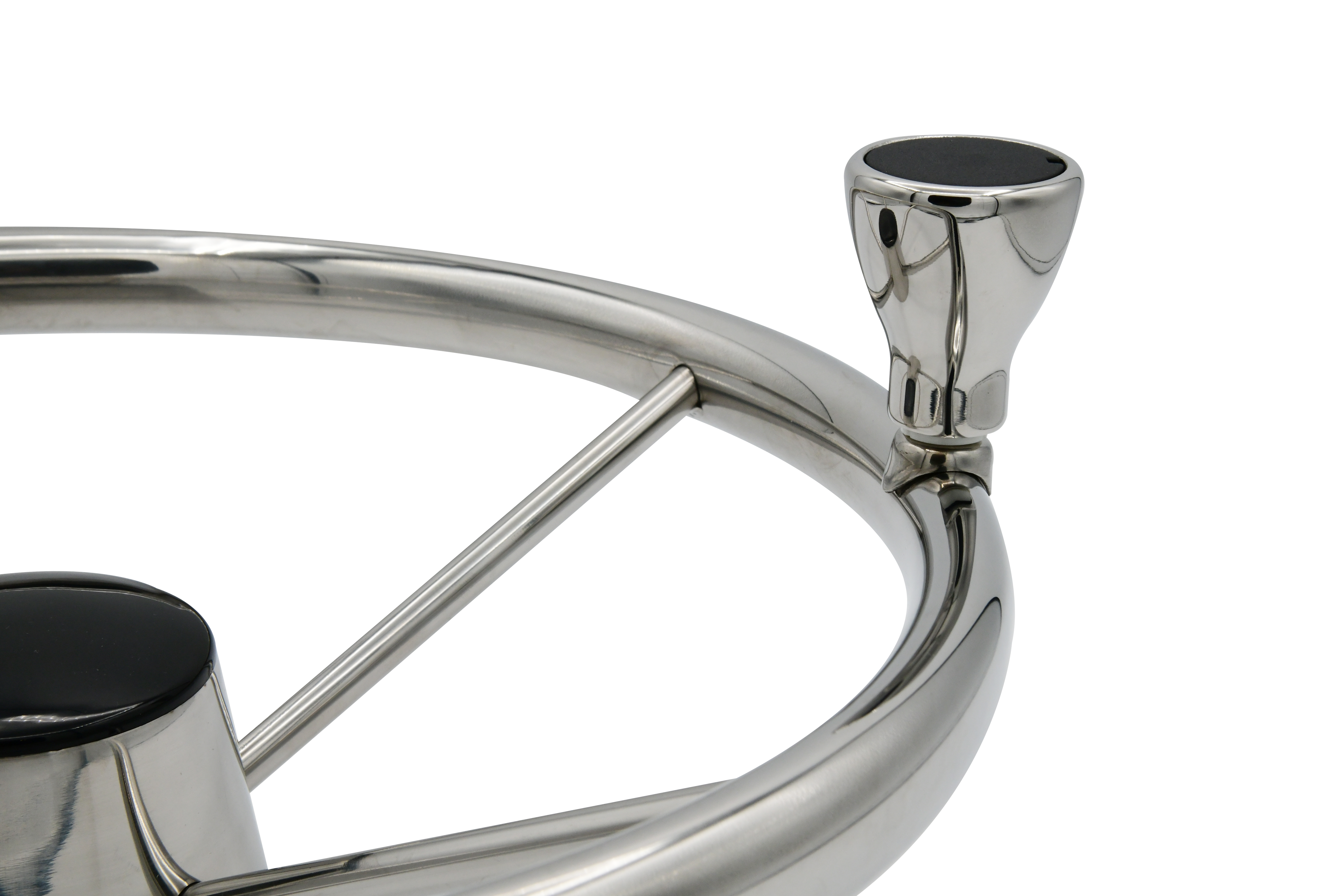 Heavy Duty 5-Spoke Destroyer Steering Wheel with Knob