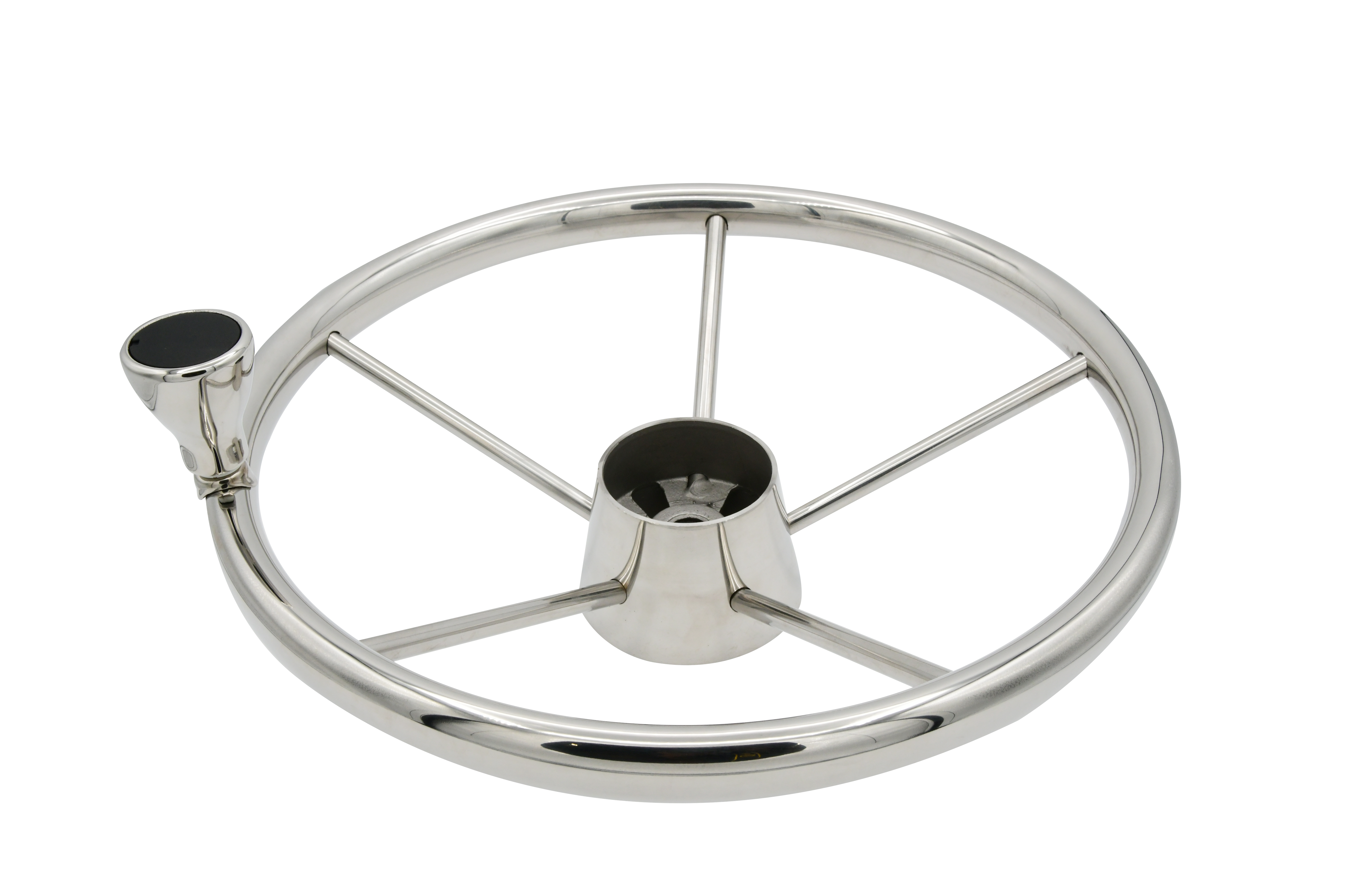 Heavy Duty 5-Spoke Destroyer Steering Wheel with Knob