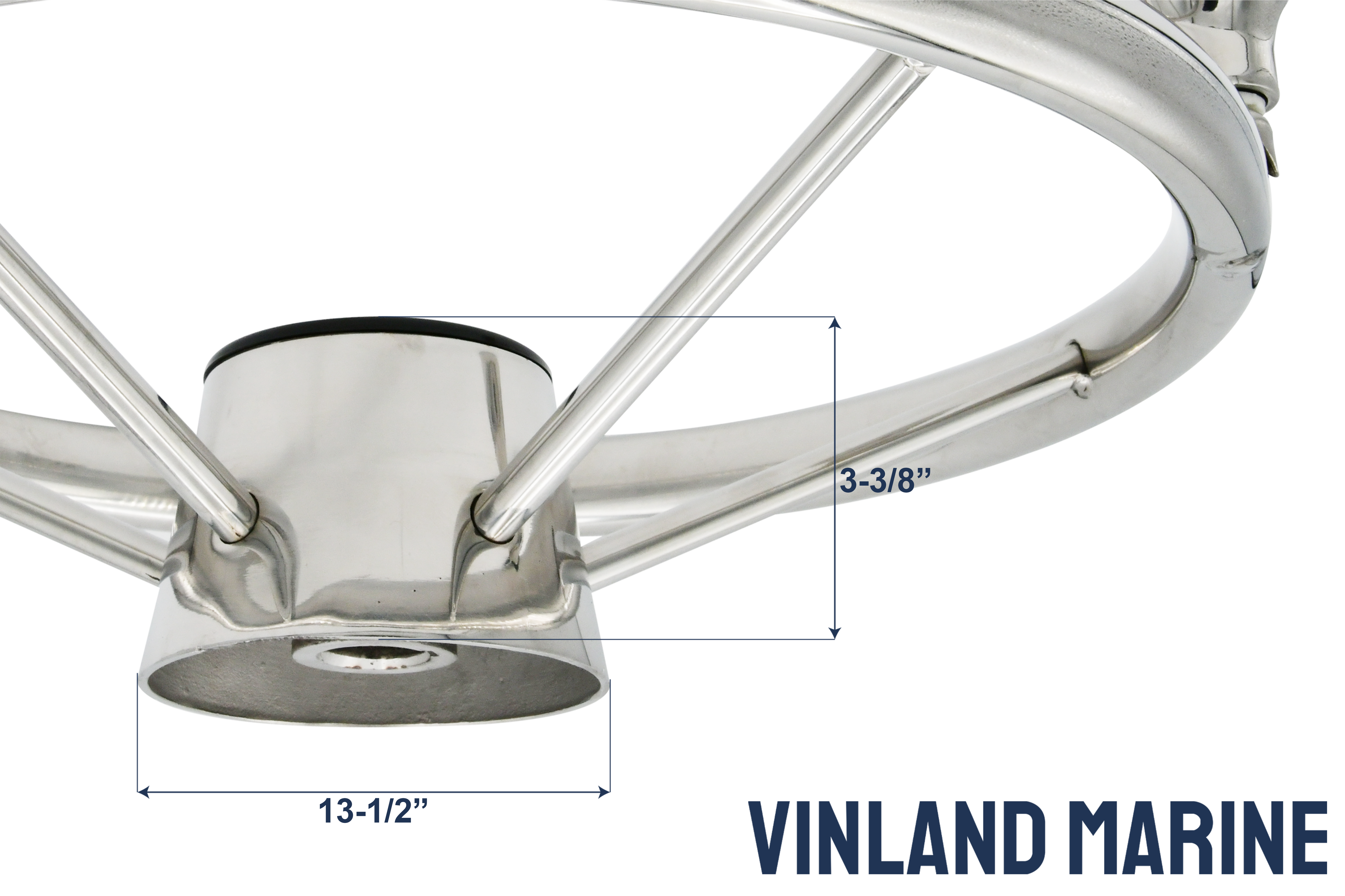 Heavy Duty 5-Spoke Destroyer Steering Wheel with Knob