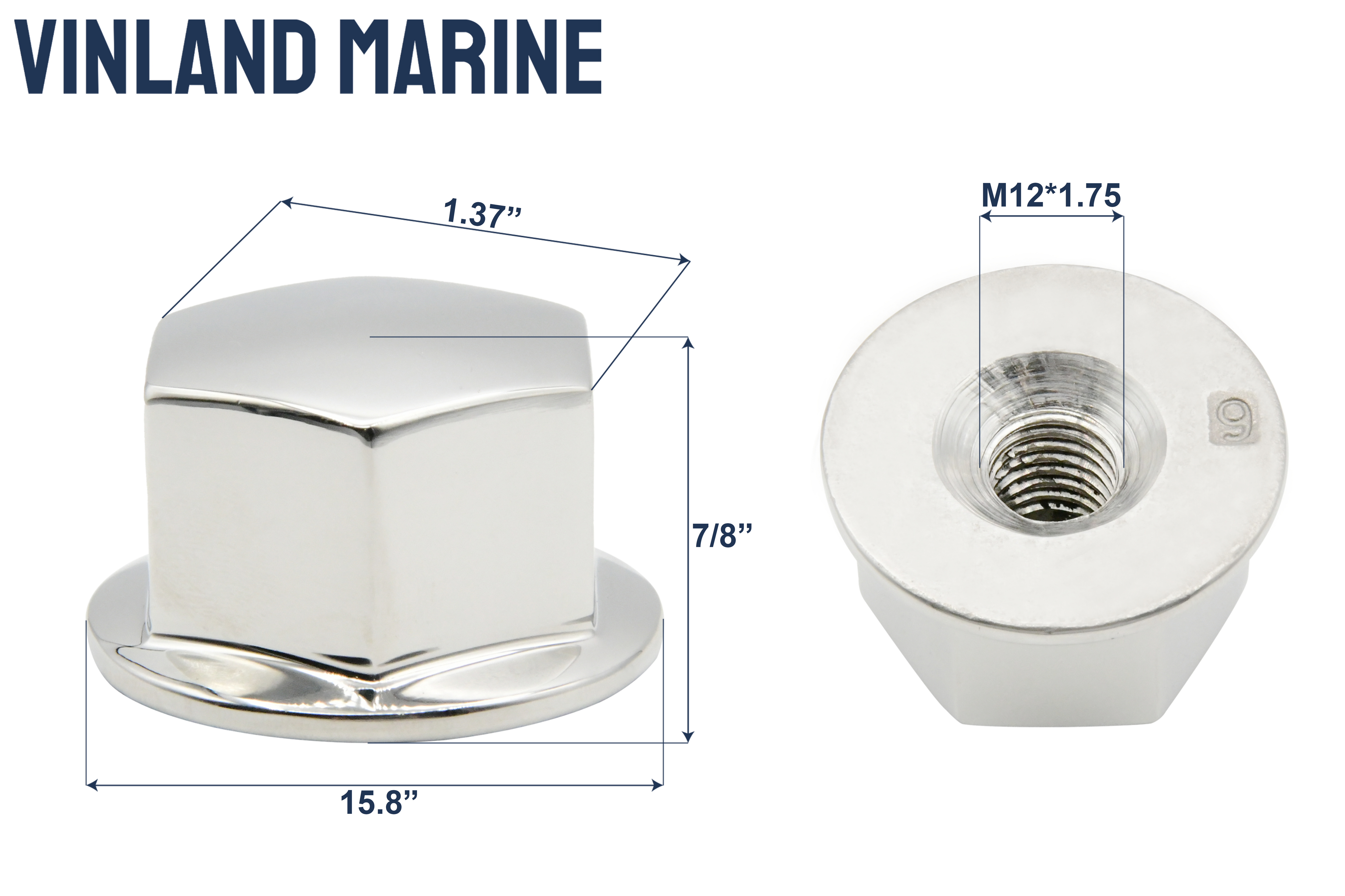 Steering Wheel Center Hexogon Nut