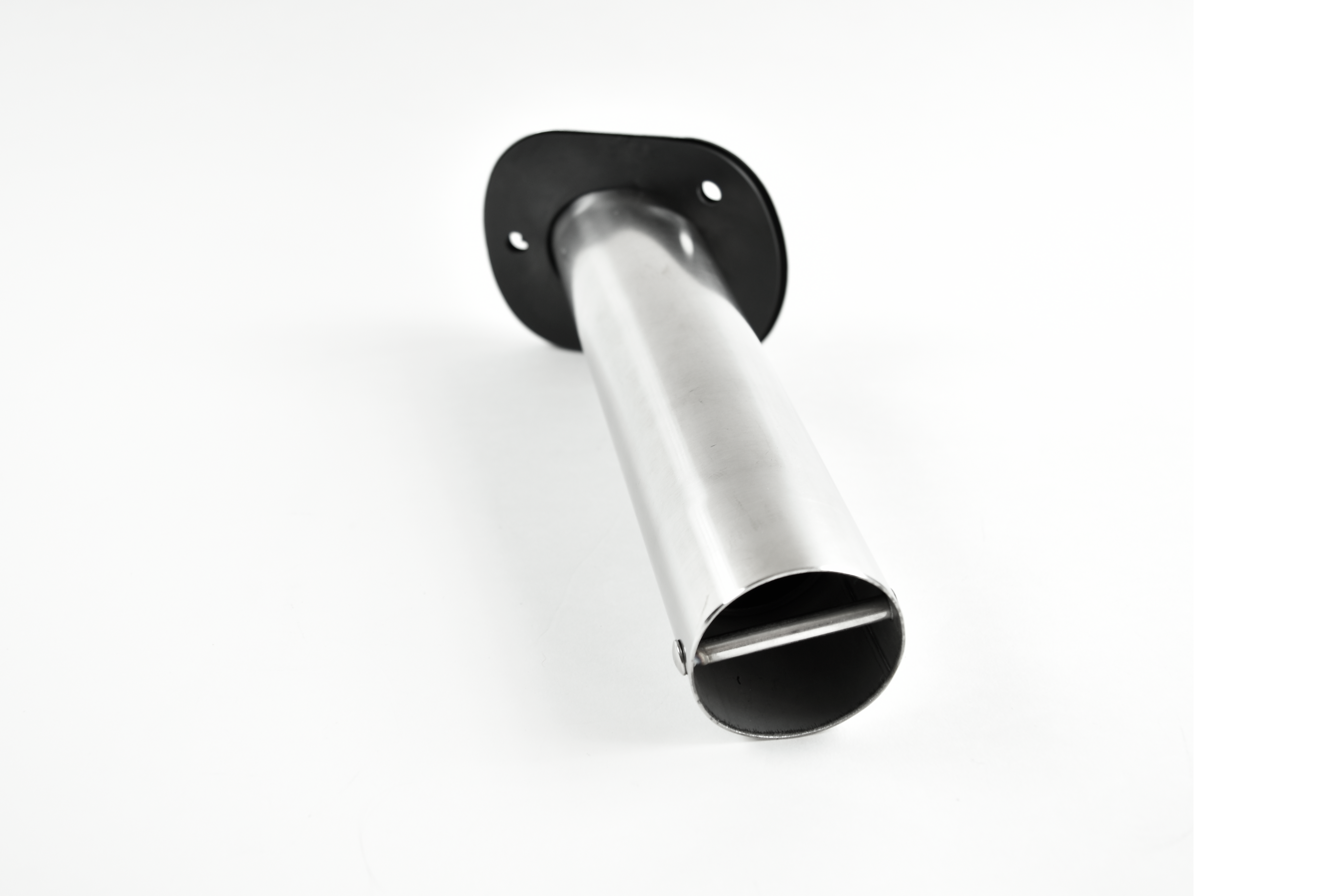 Stamped 304 Stainless Steel Angled Flush Mount Rod Holder with Lid