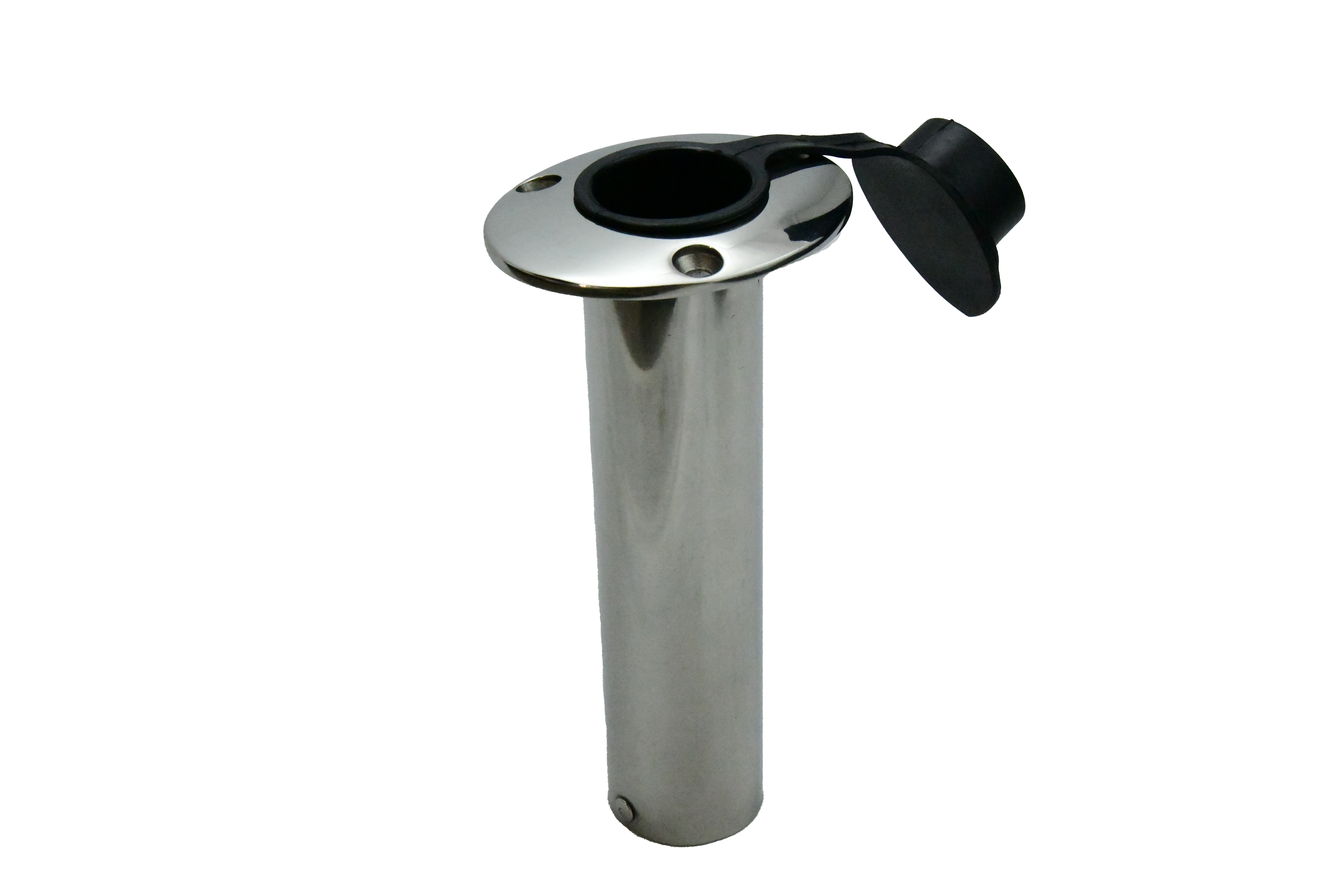 Heavy Duty Investment Cast Angled Flush Mount Rod Holder w/Lid