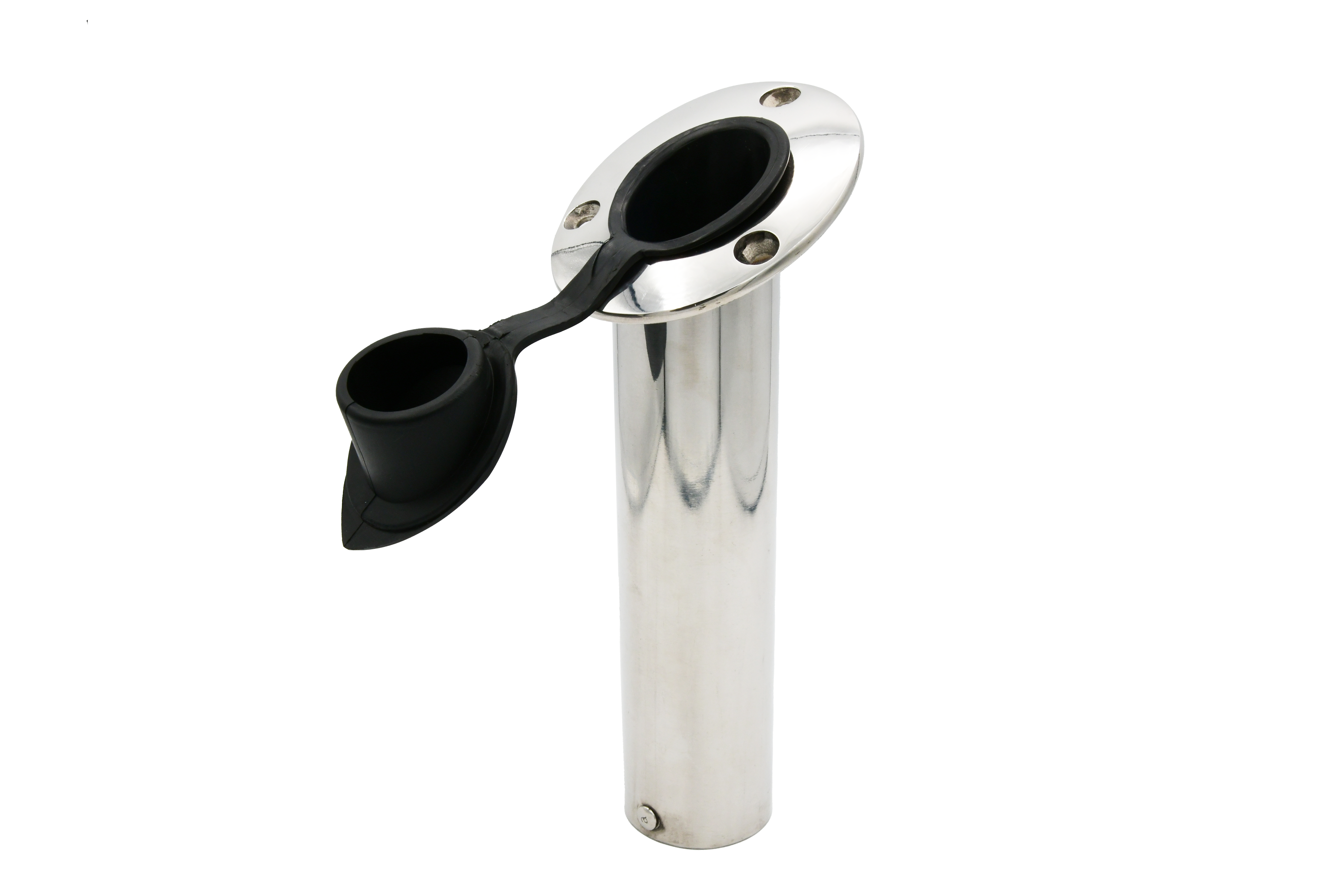 Heavy Duty Investment Cast Angled Flush Mount Rod Holder w/Lid