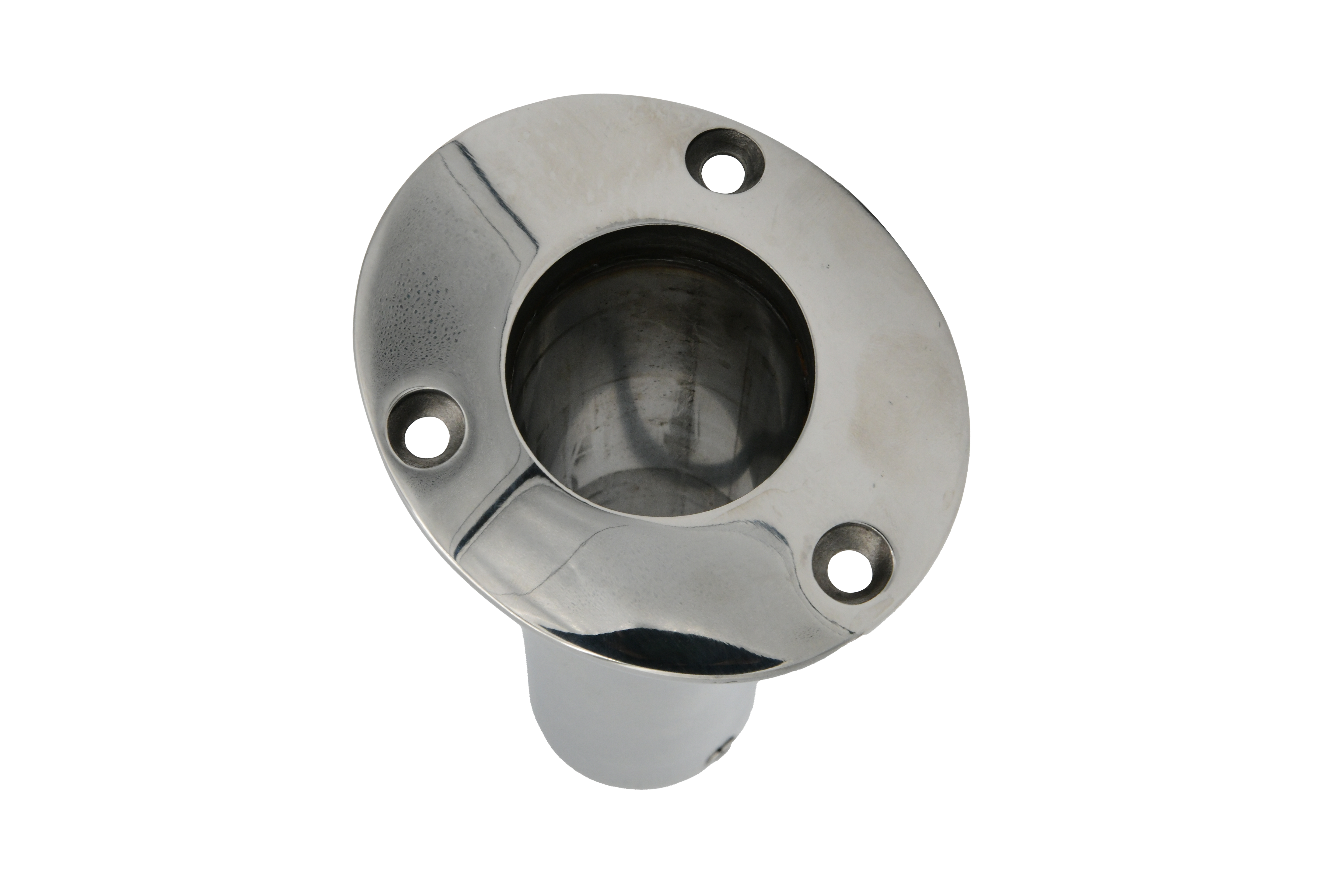 Heavy Duty Investment Cast Angled Flush Mount Rod Holder w/Lid