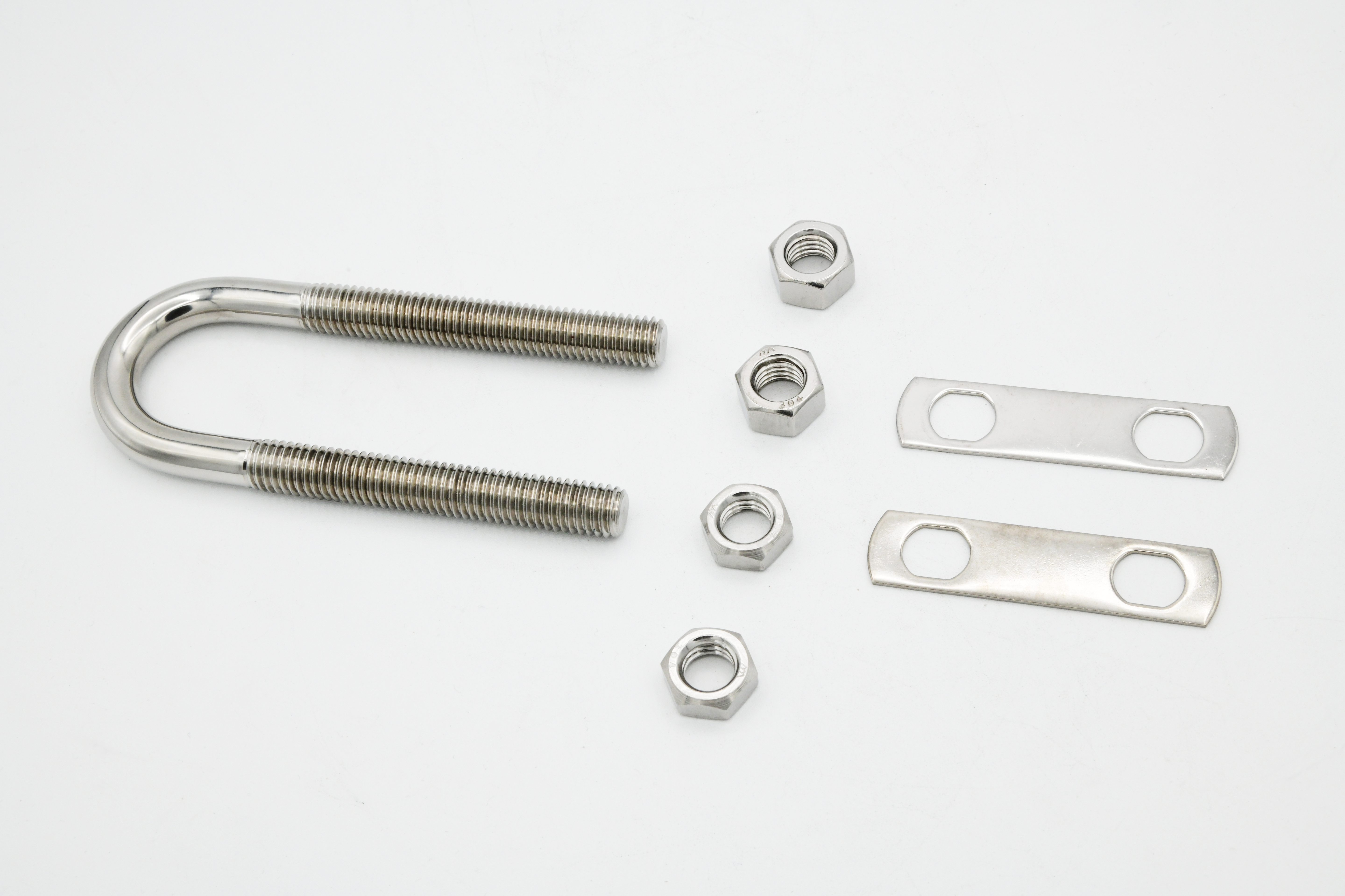 Stern Eye U-Bolt w/ two oblong plate