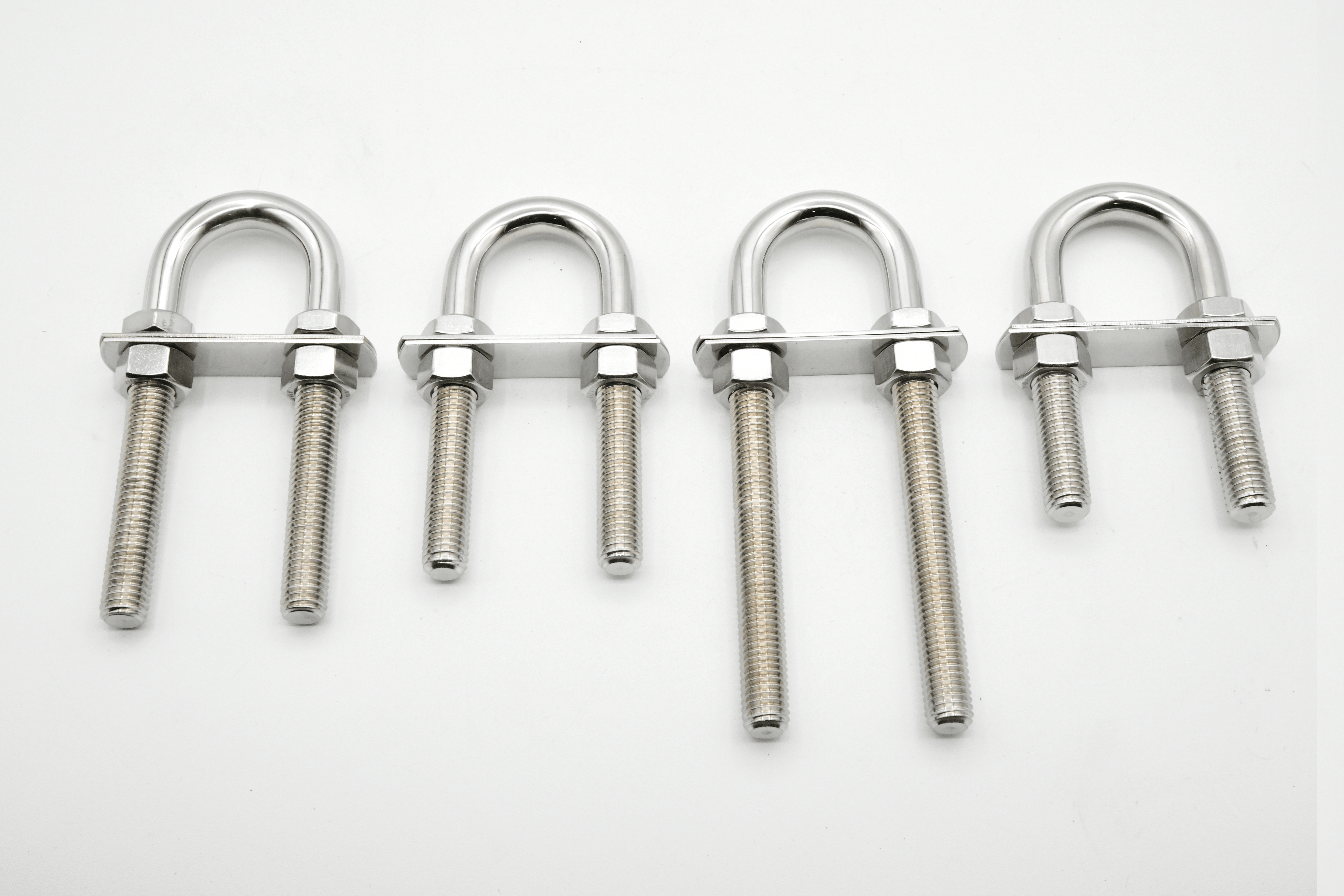 Stern Eye U-Bolt w/ two oblong plate