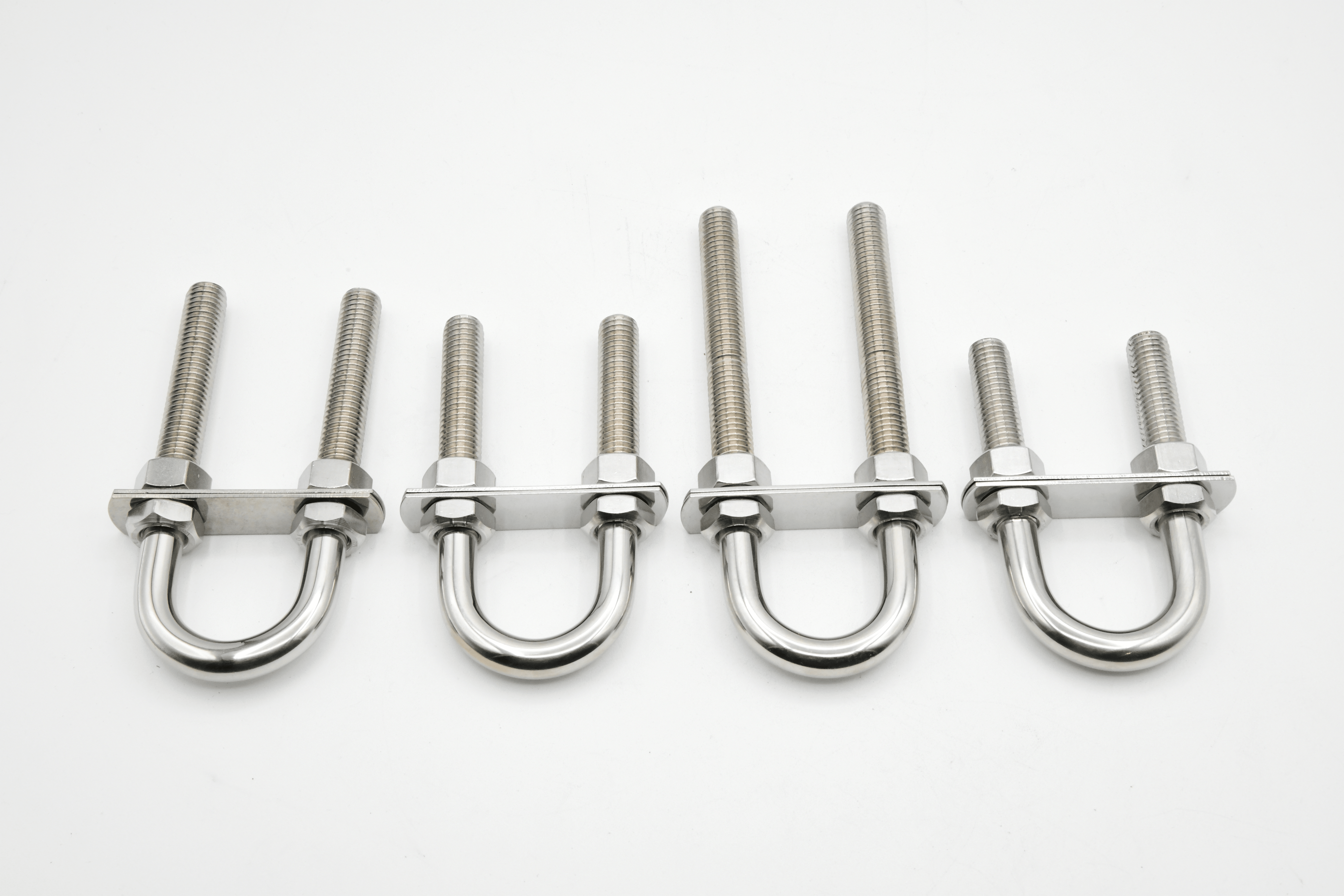 Stern Eye U-Bolt w/ two oblong plate