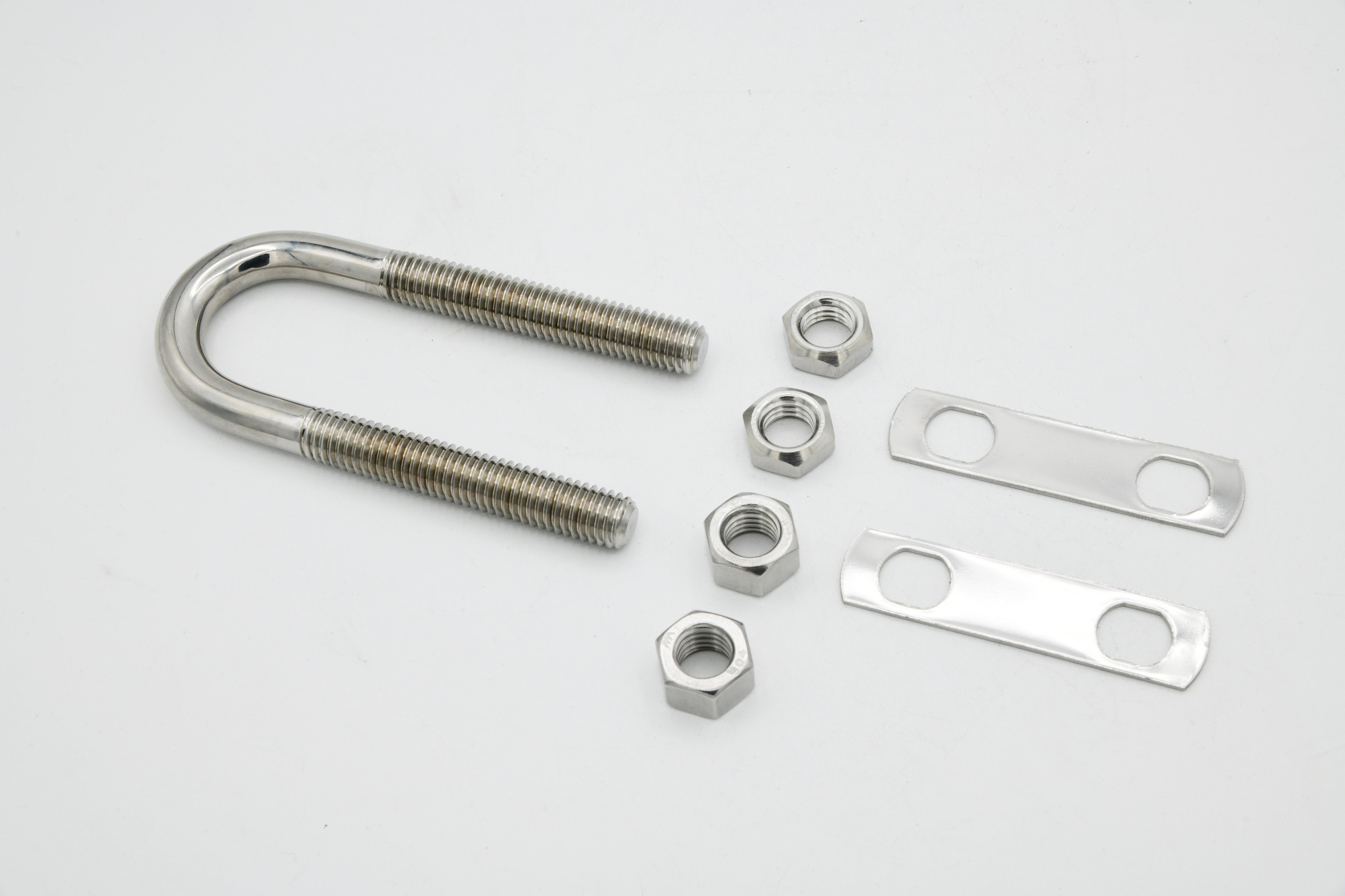 Stern Eye U-Bolt w/ two oblong plate