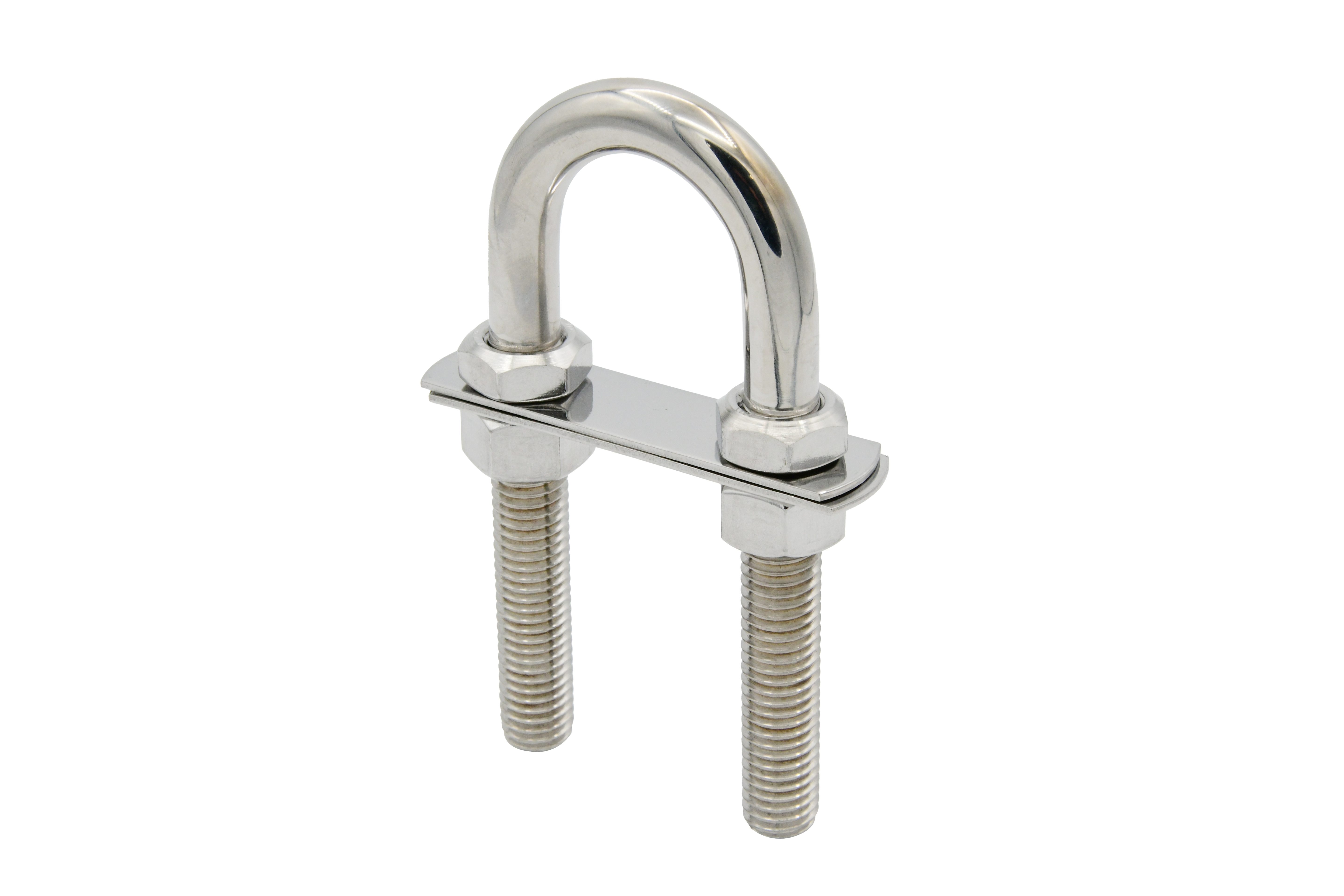 Stern Eye U-Bolt w/ two oblong plate