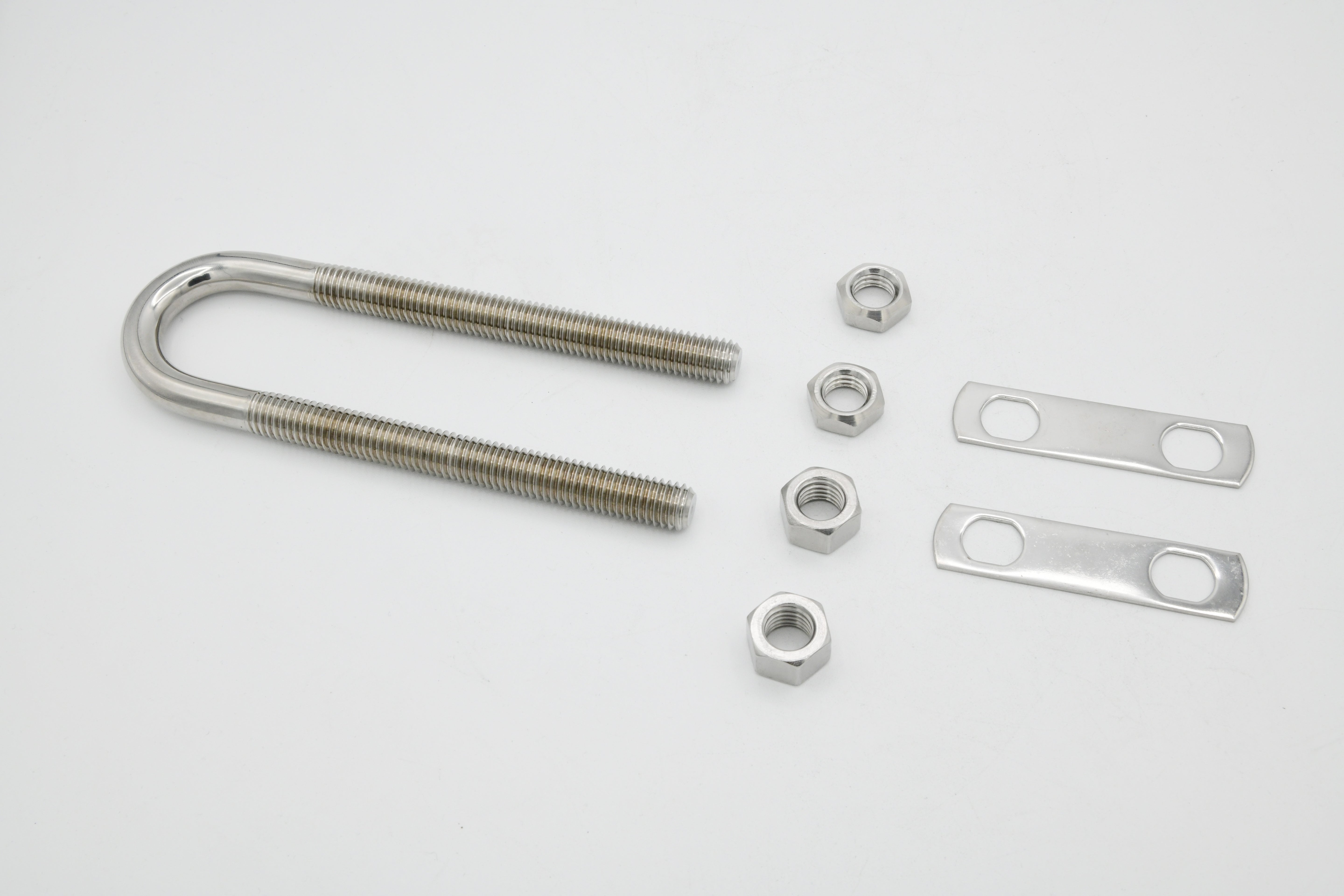 Stern Eye U-Bolt w/ two oblong plate