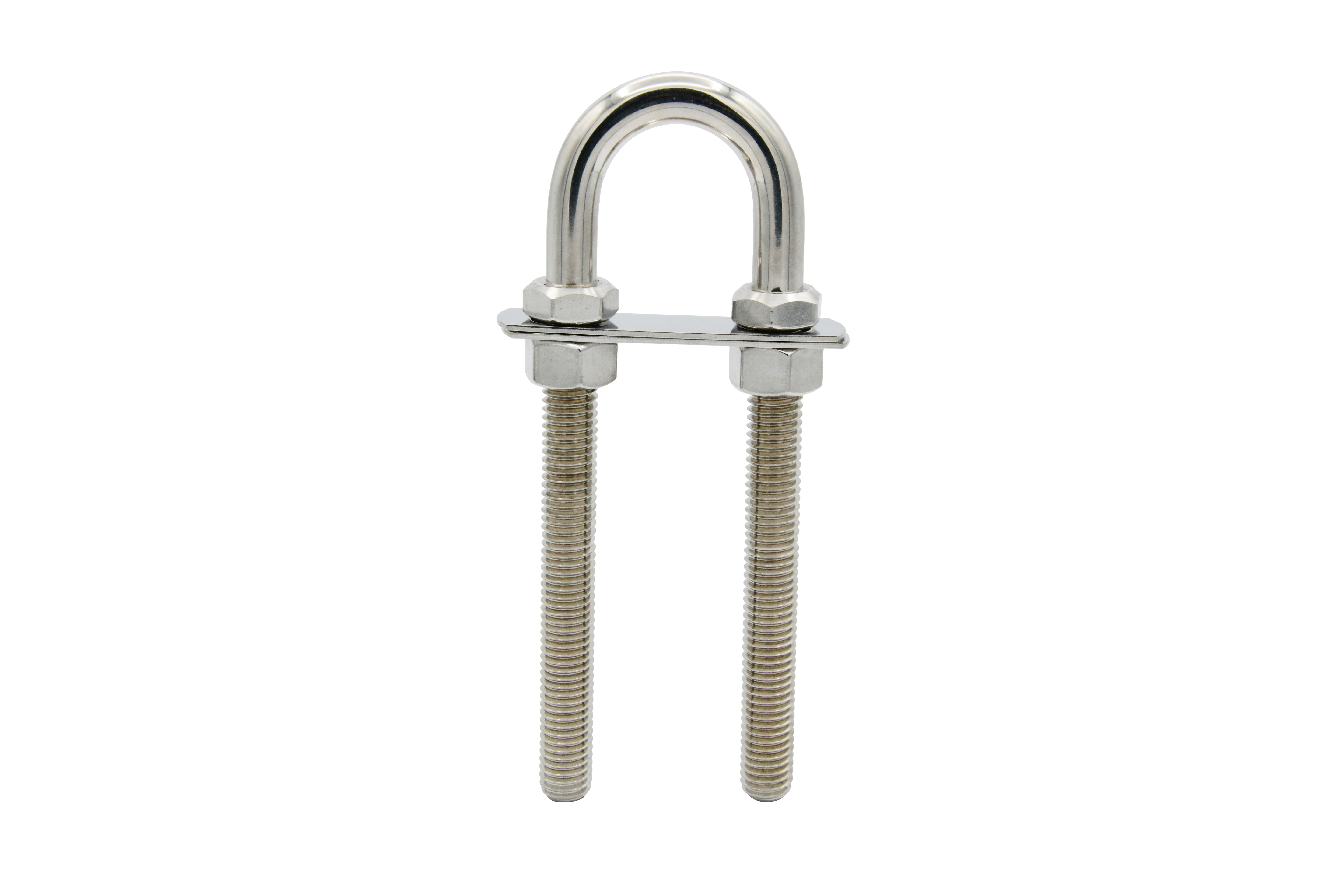 Stern Eye U-Bolt w/ two oblong plate