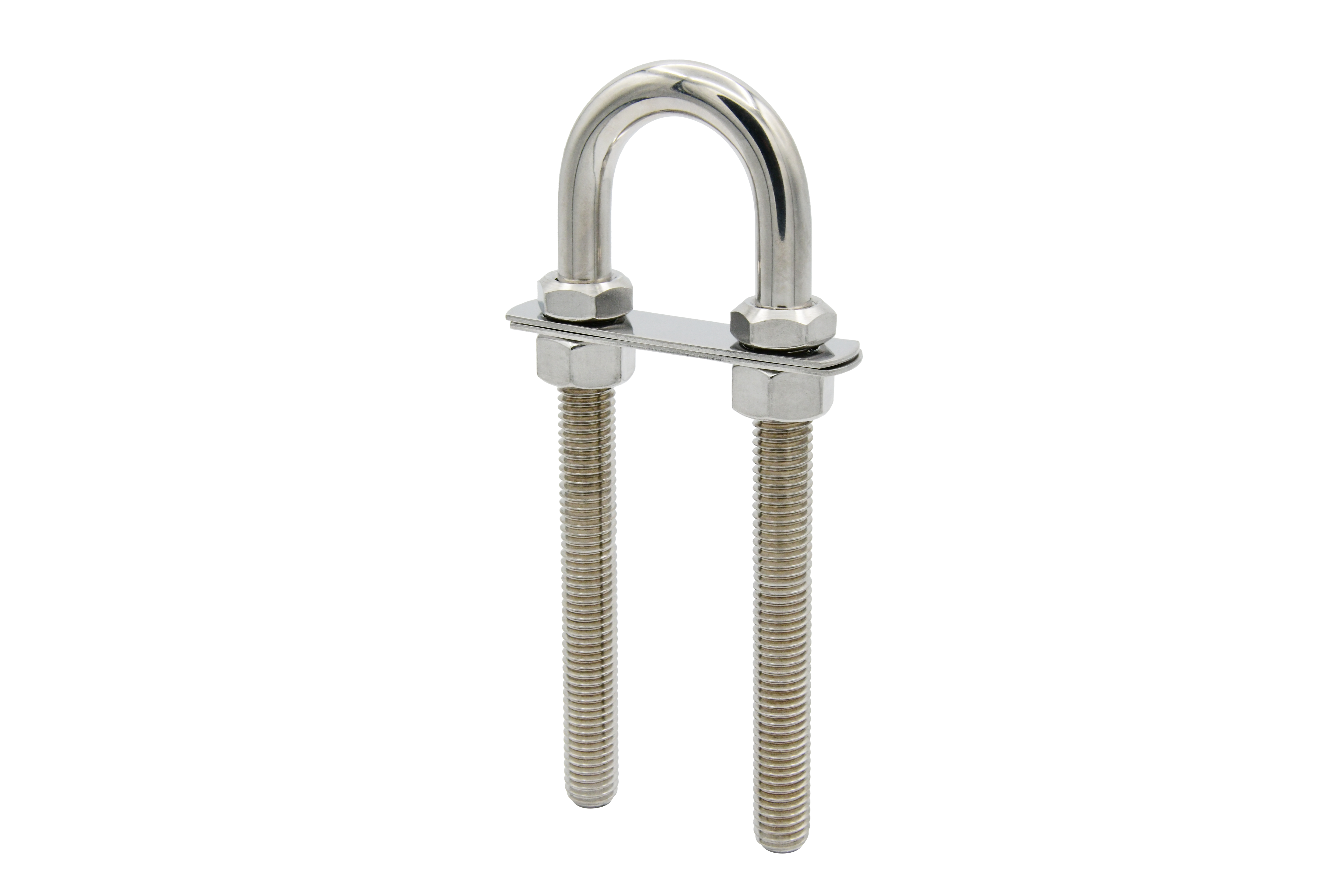 Stern Eye U-Bolt w/ two oblong plate
