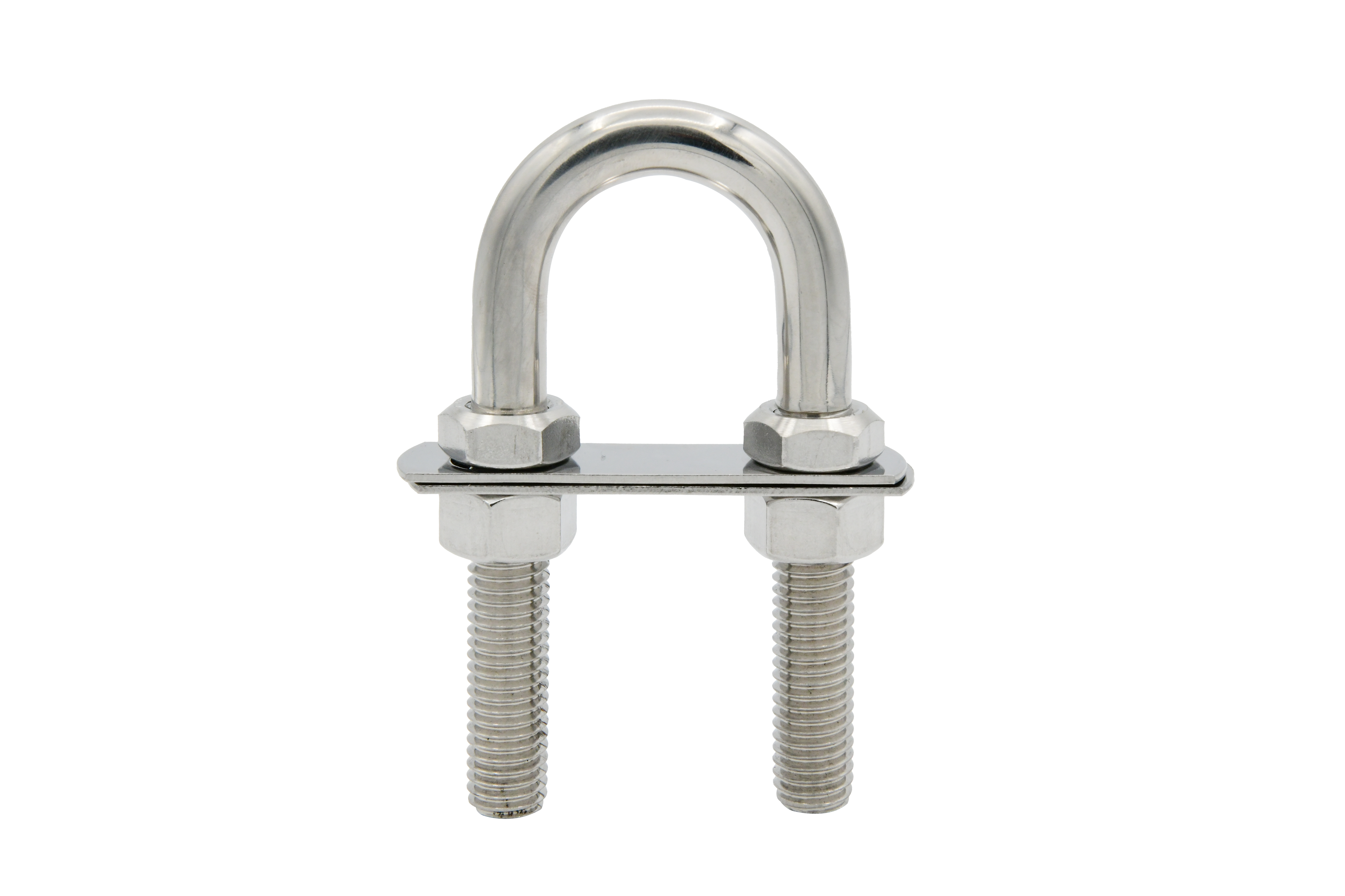 Stern Eye U-Bolt w/ two oblong plate
