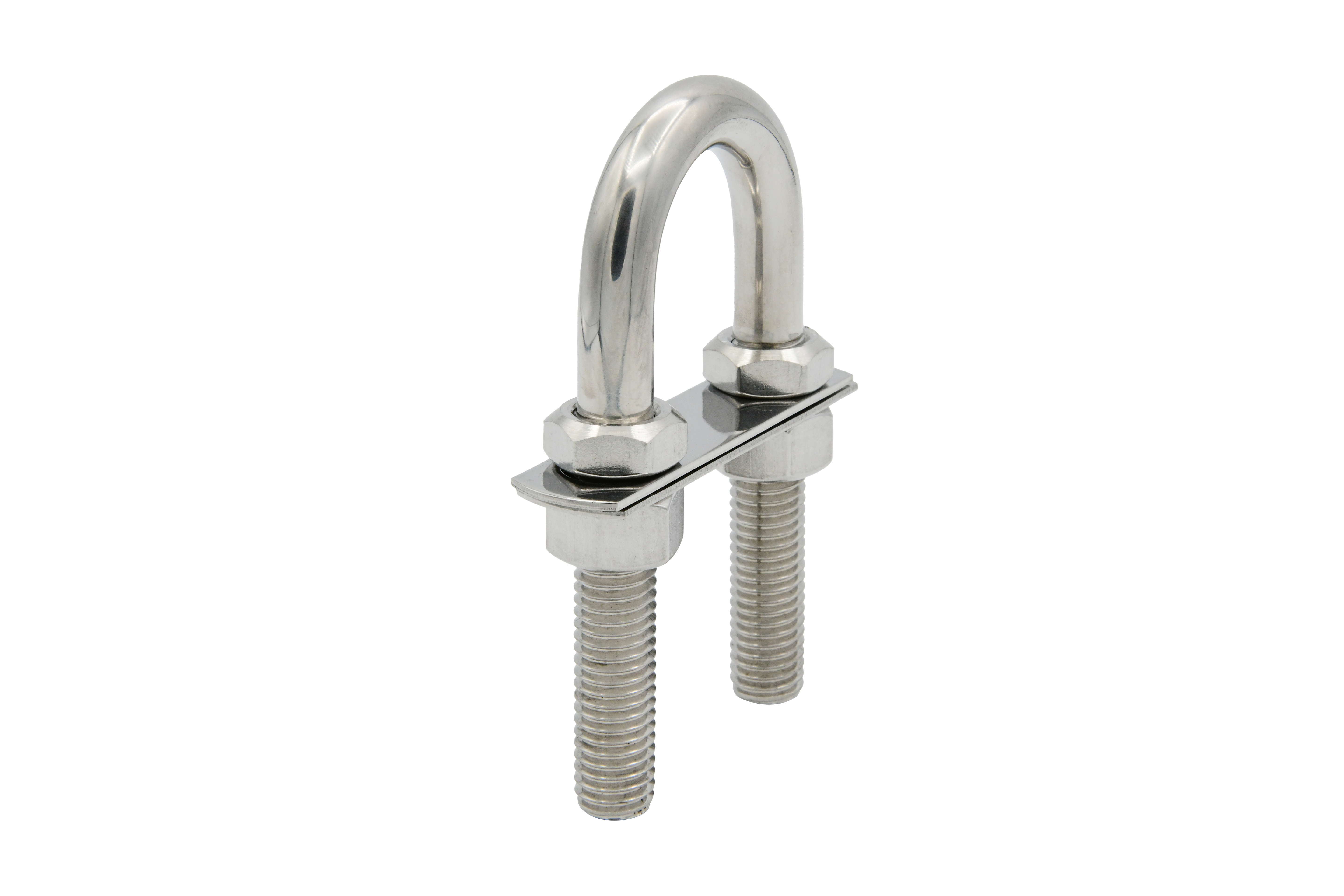 Stern Eye U-Bolt w/ two oblong plate