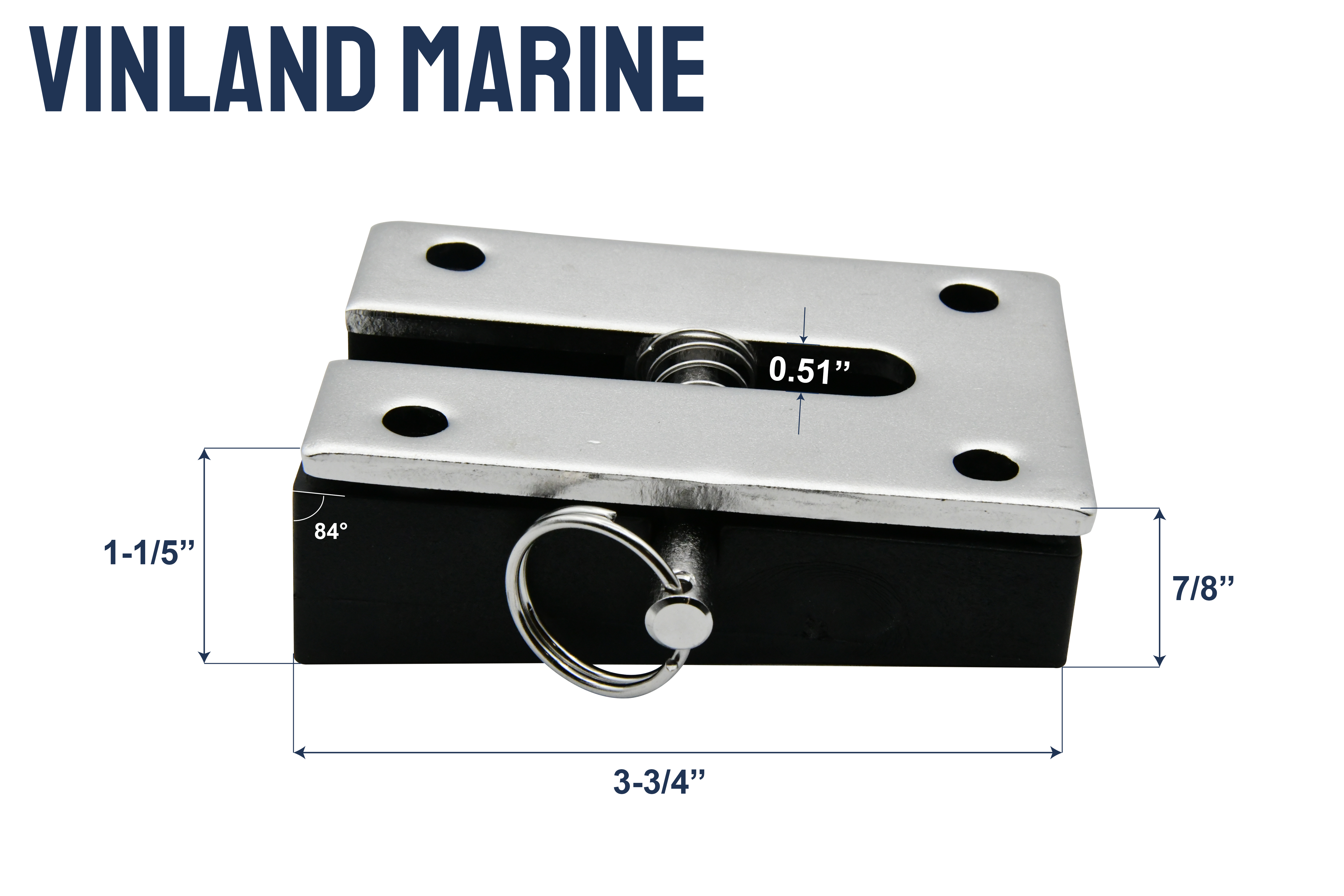 Vertical Transom Mounting Bracket for Dive Ladder