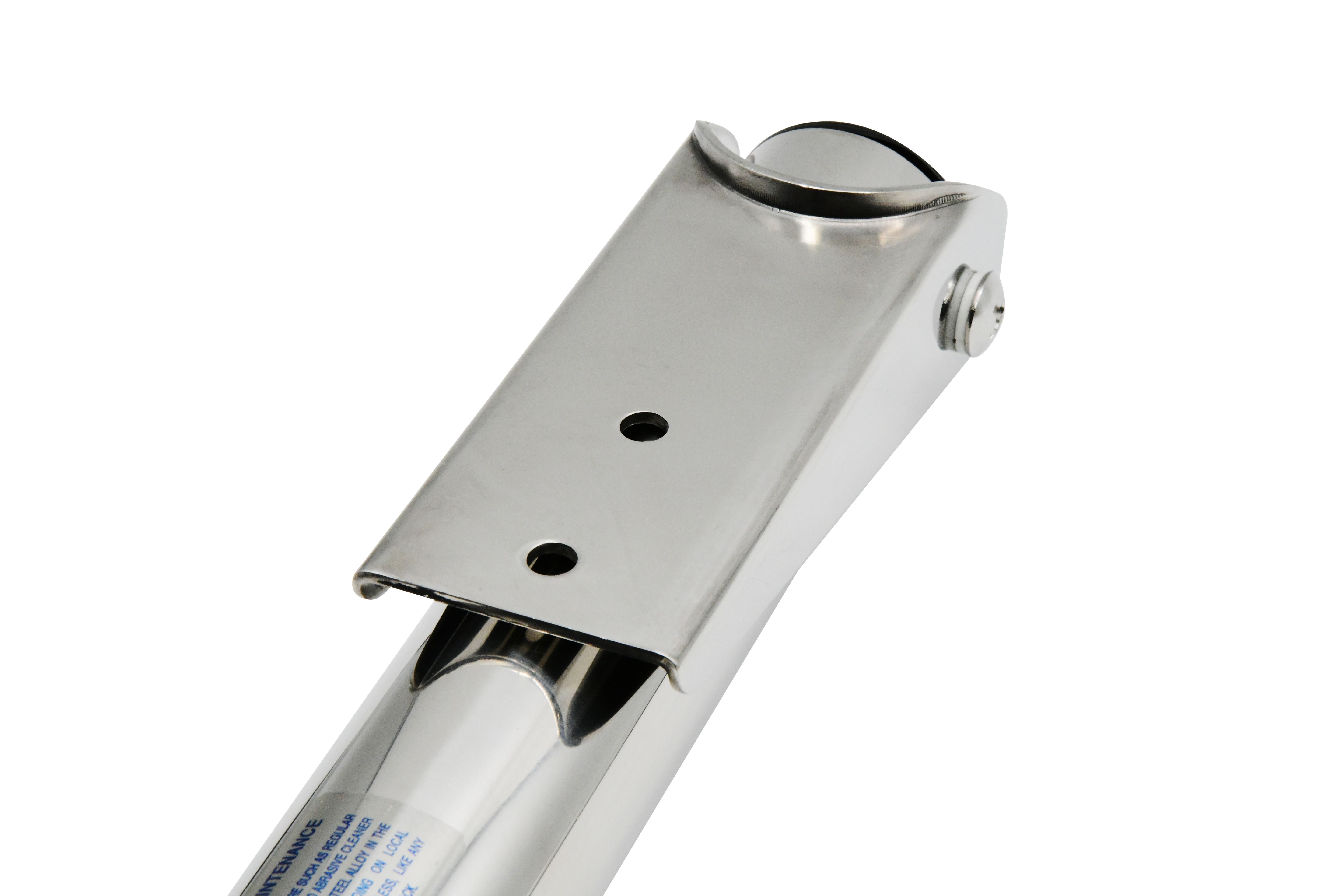 Stainless Steel Over-Platform Telescoping Ladder