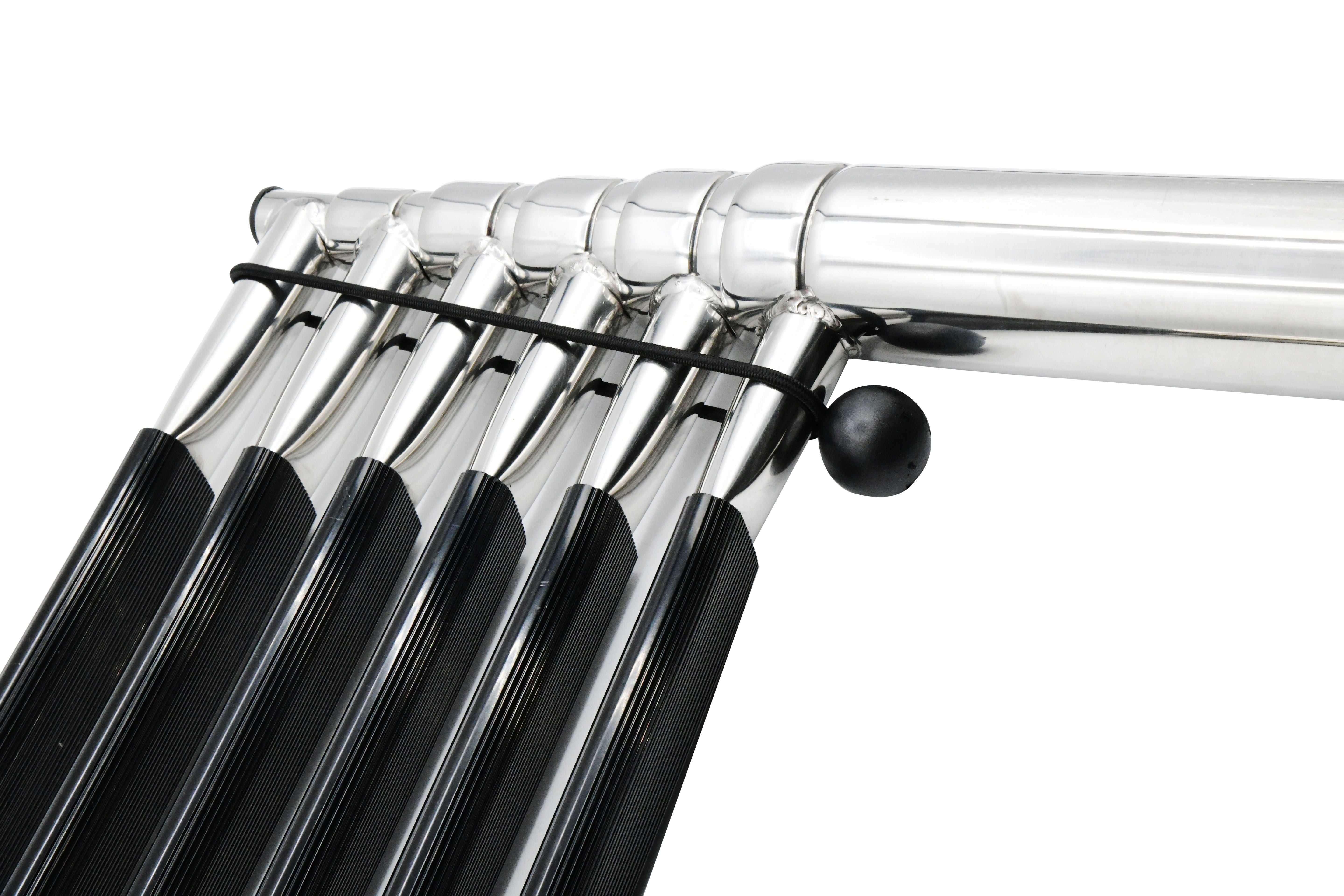 Stainless Steel Over-Platform Telescoping Ladder