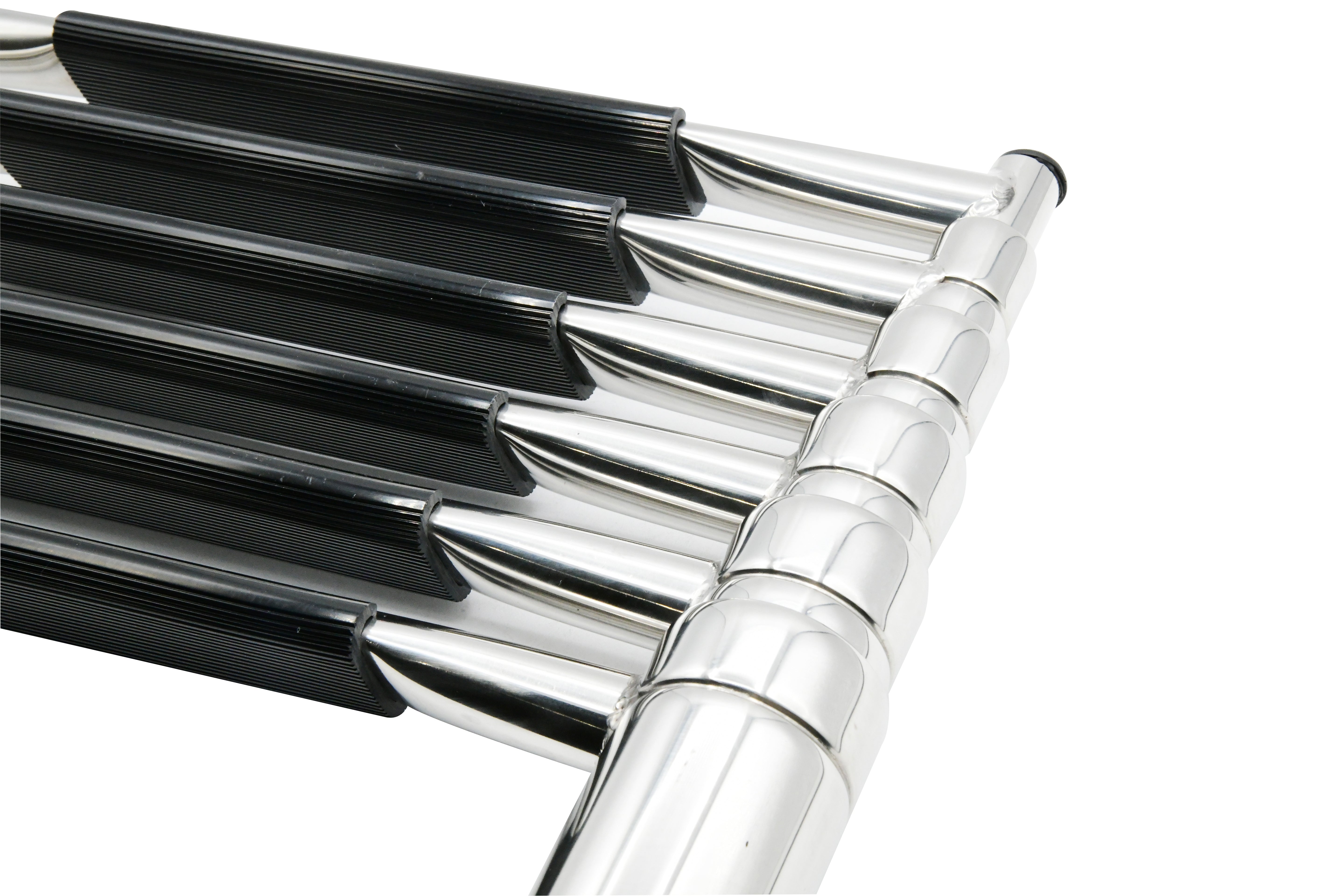 Stainless Steel Over-Platform Telescoping Ladder