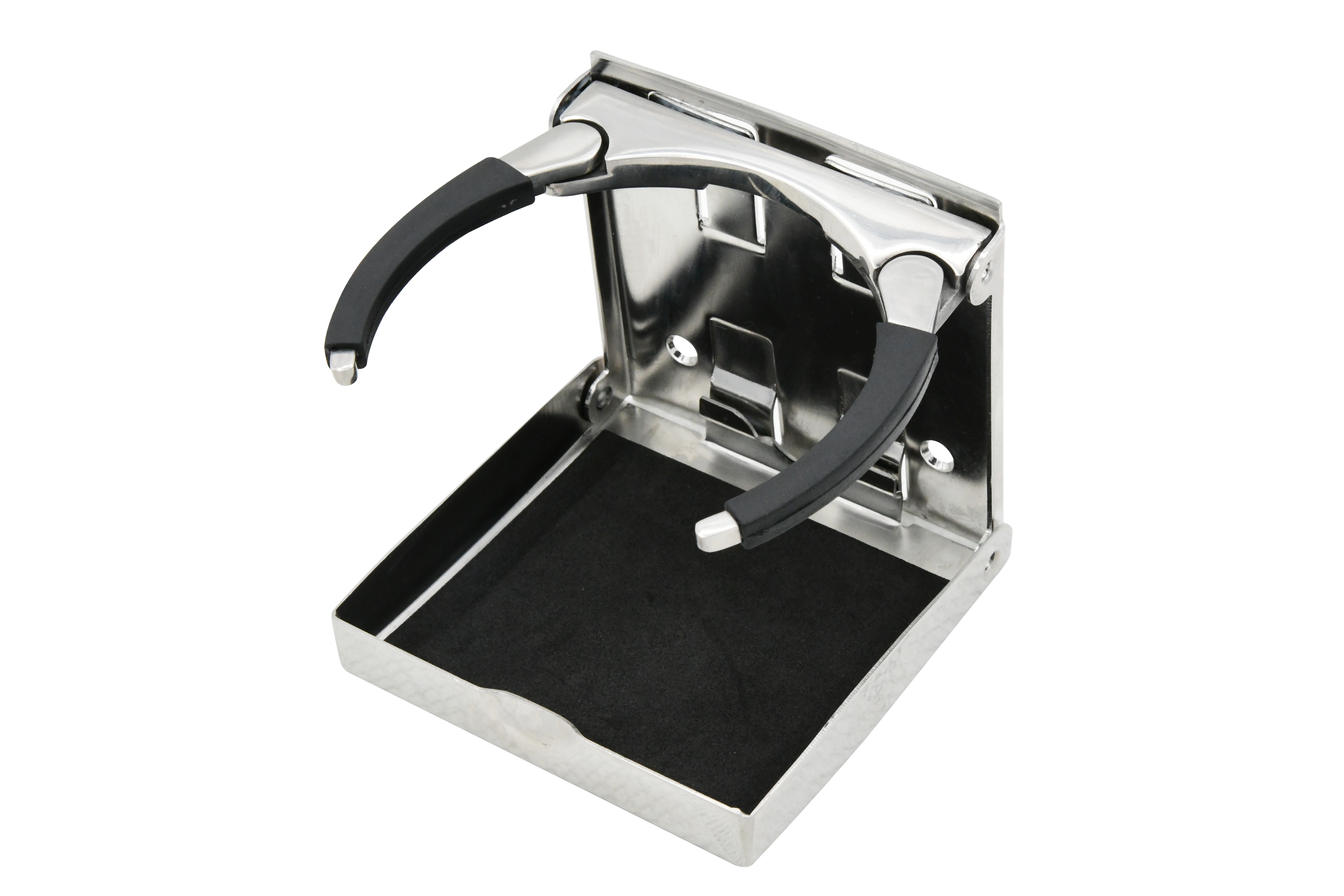 304 Stainless Steel Adjustable Foldable Compact Drink Holder