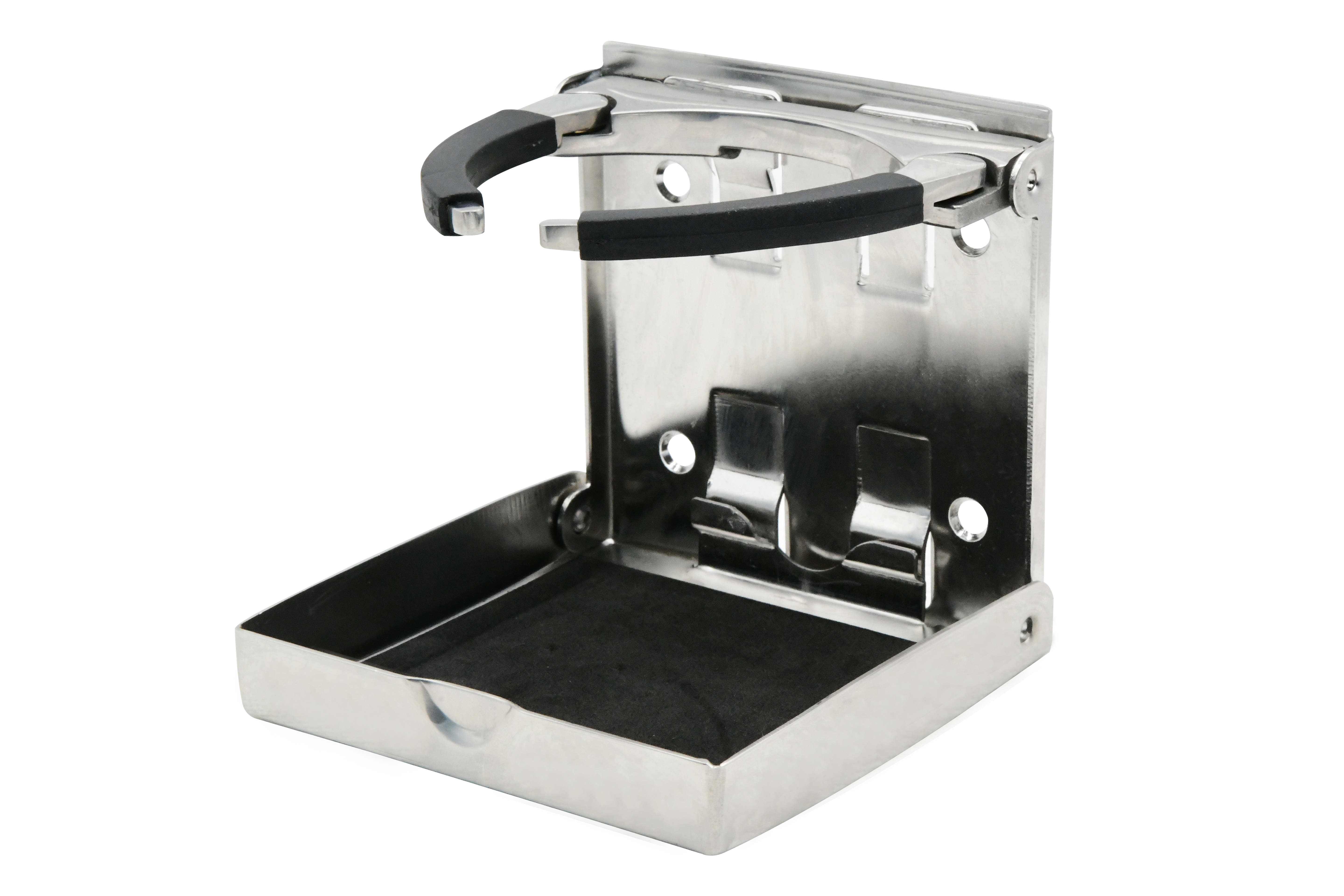304 Stainless Steel Adjustable Foldable Compact Drink Holder