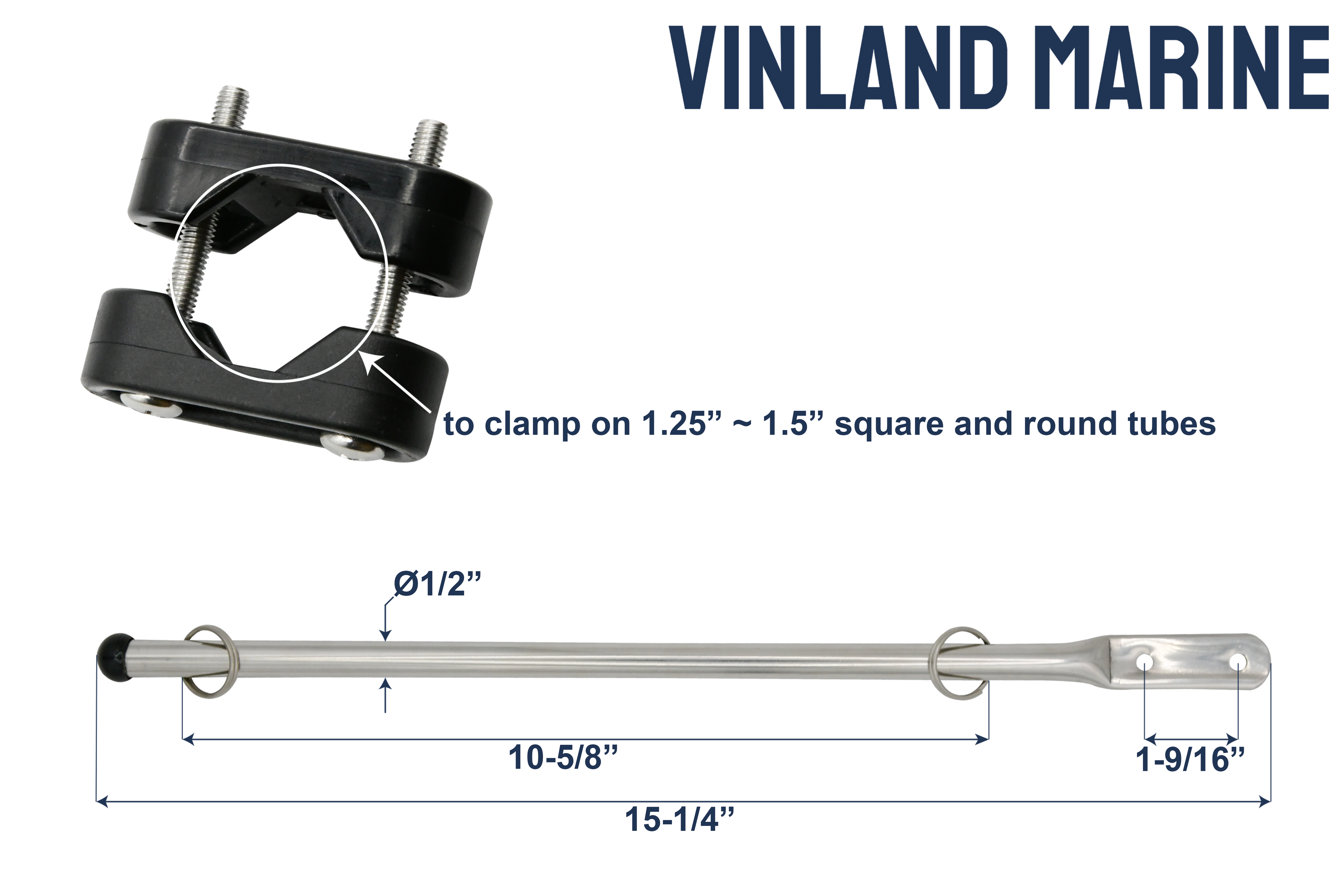 Adjustable Clamp on Flagpole