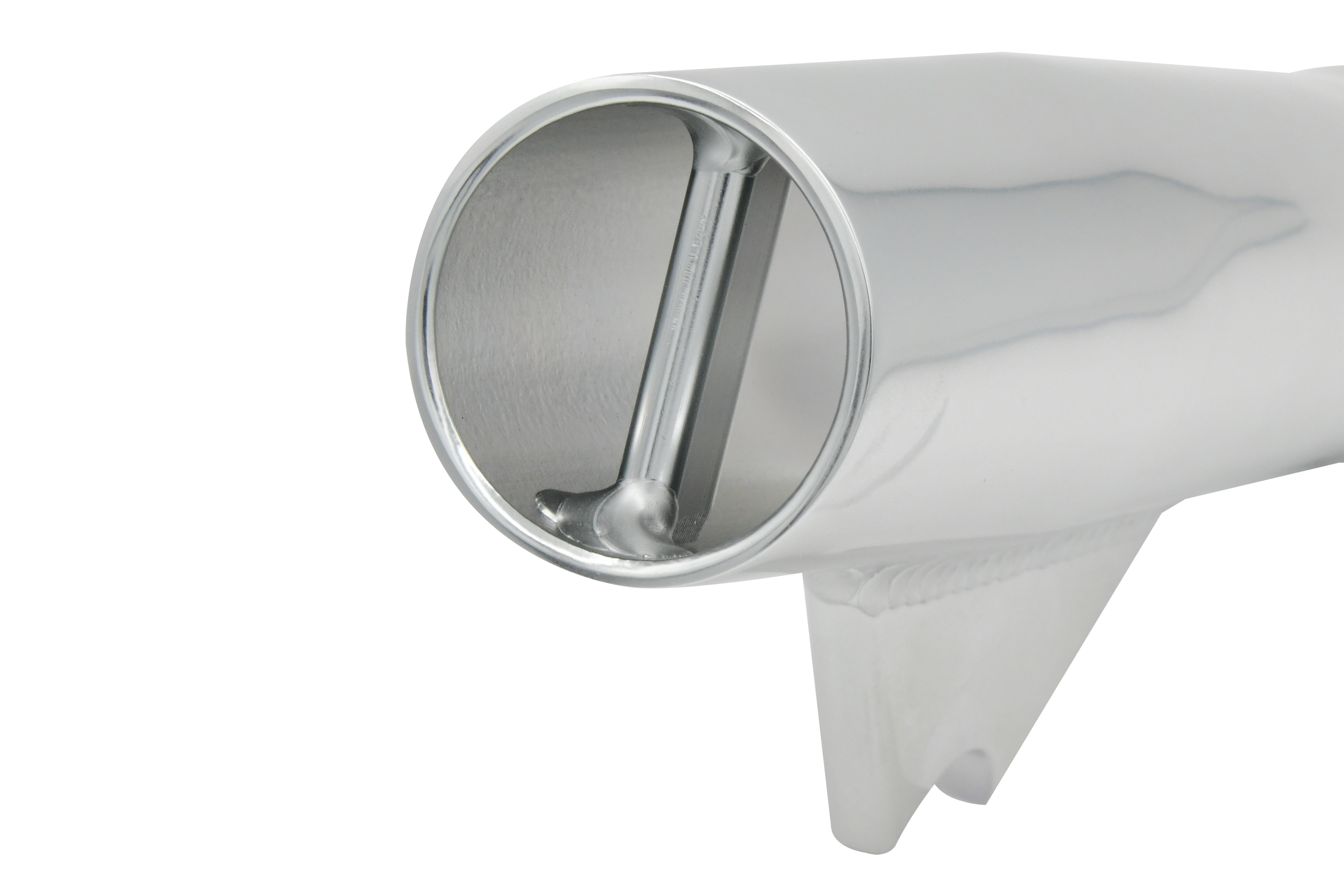 Aluminum Flared Weld-on Fishing Rod Holder w/PVC Liner