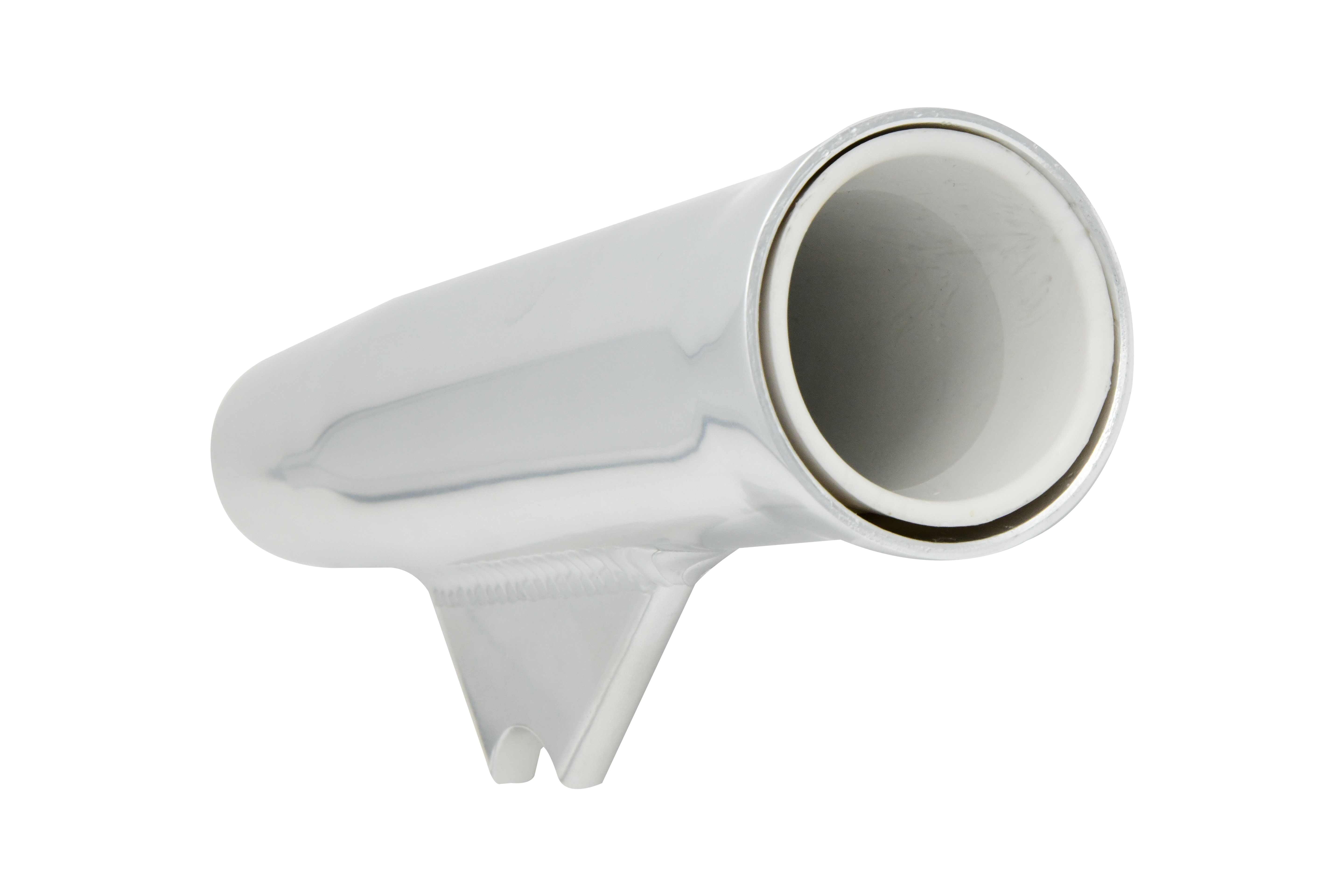 Aluminum Flared Weld-on Fishing Rod Holder w/PVC Liner