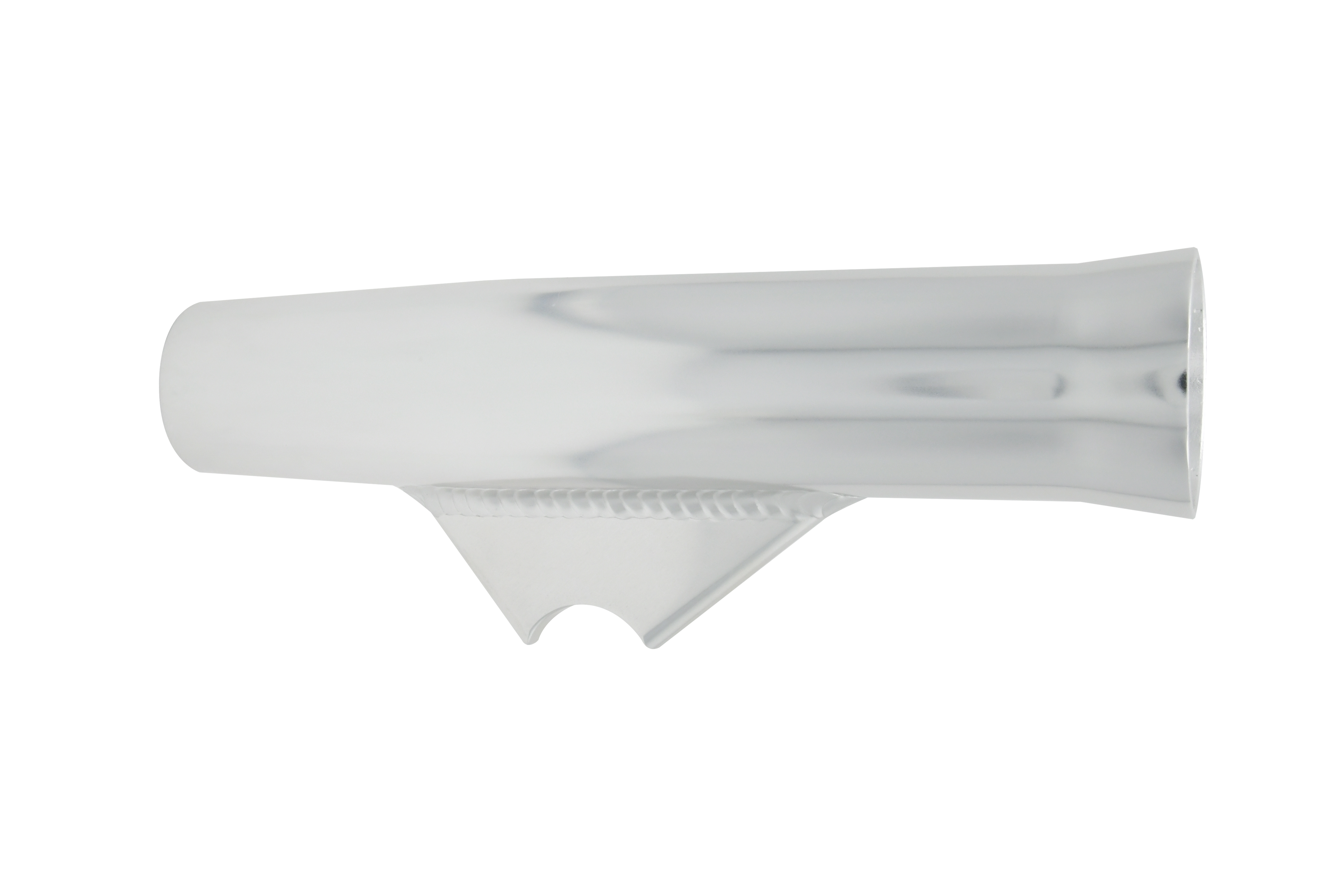 Aluminum Flared Weld-on Fishing Rod Holder w/PVC Liner