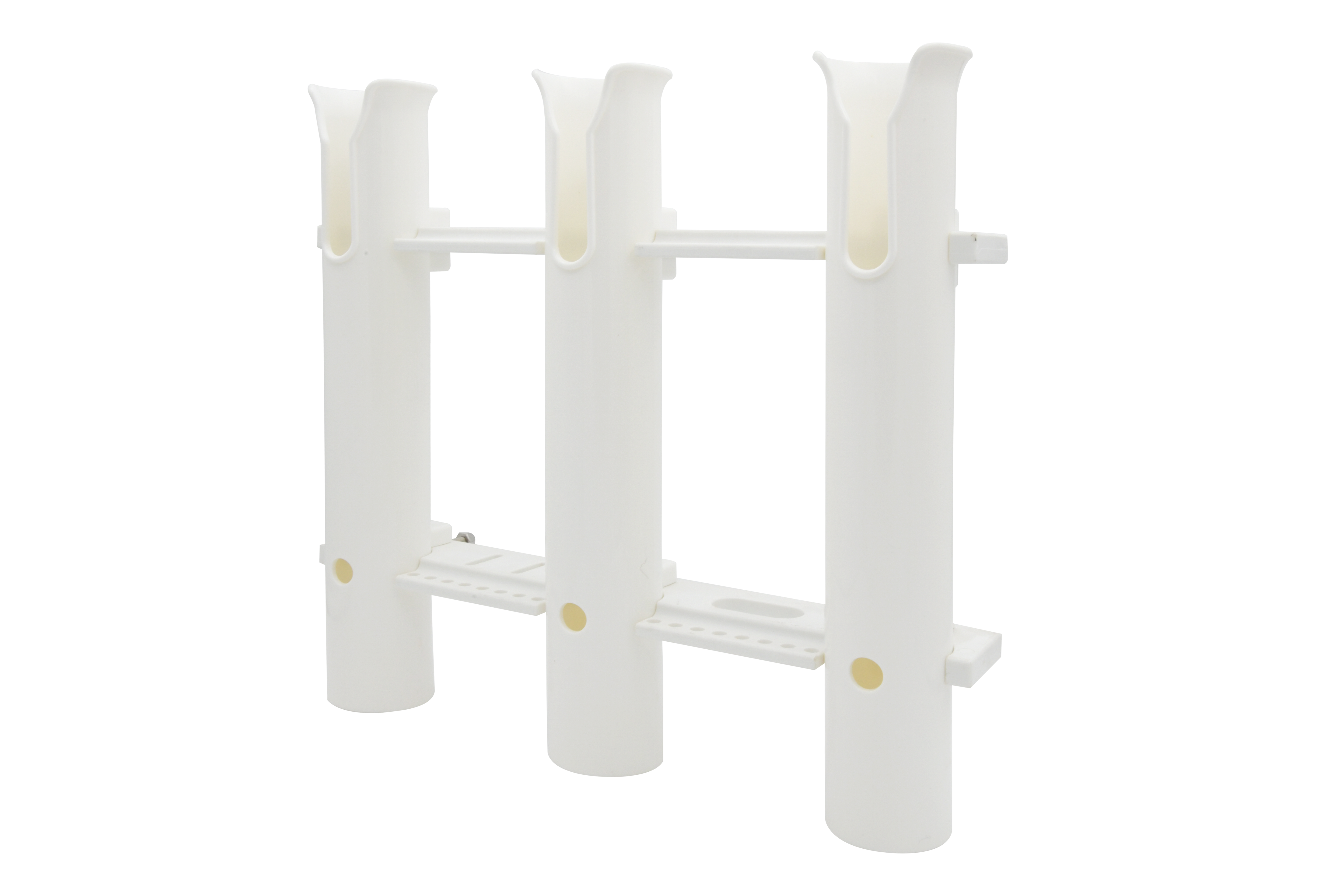 PP White/Black Wall Mount Fishing Rod Holder Bracket