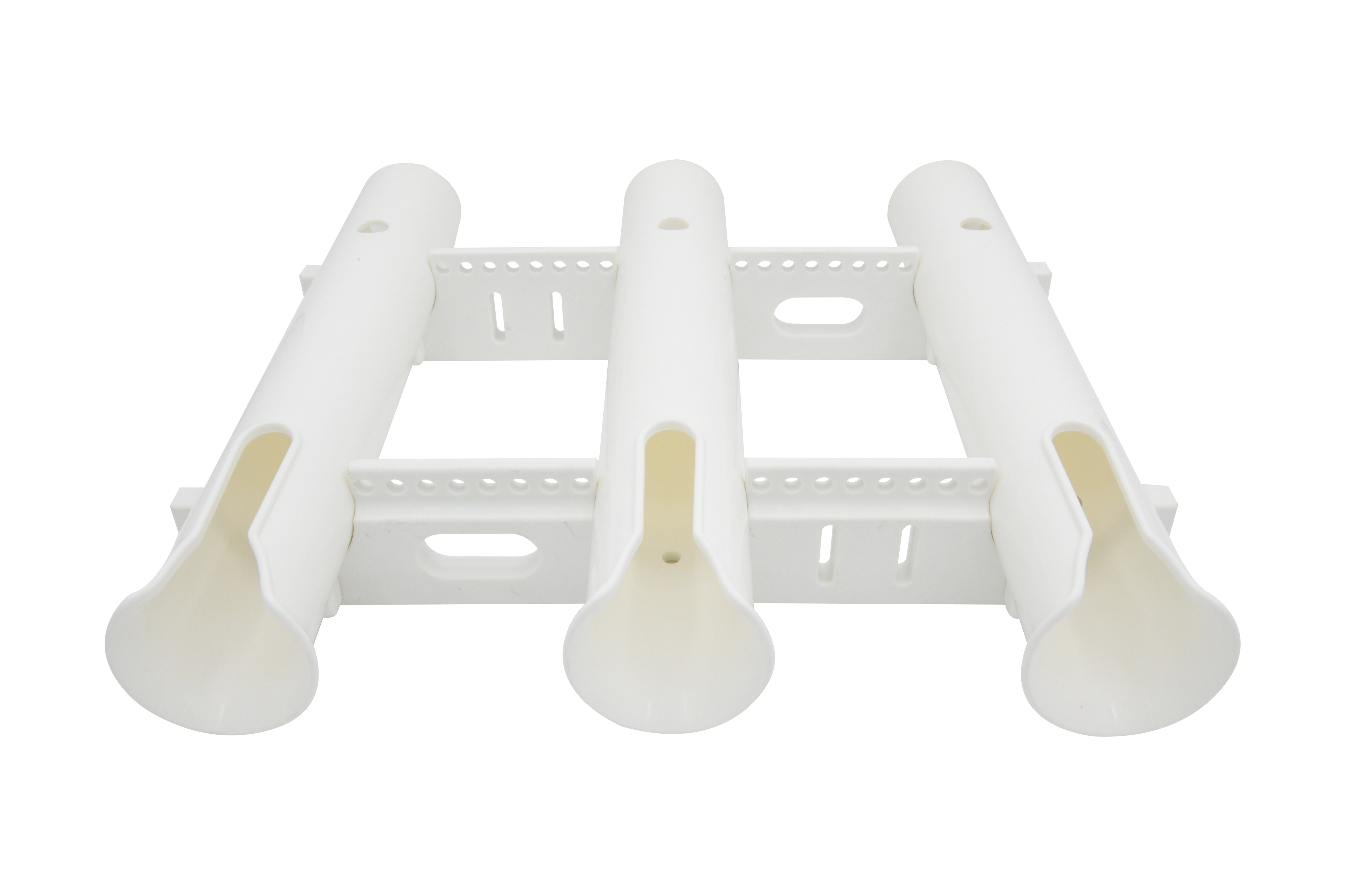 PP White/Black Wall Mount Fishing Rod Holder Bracket