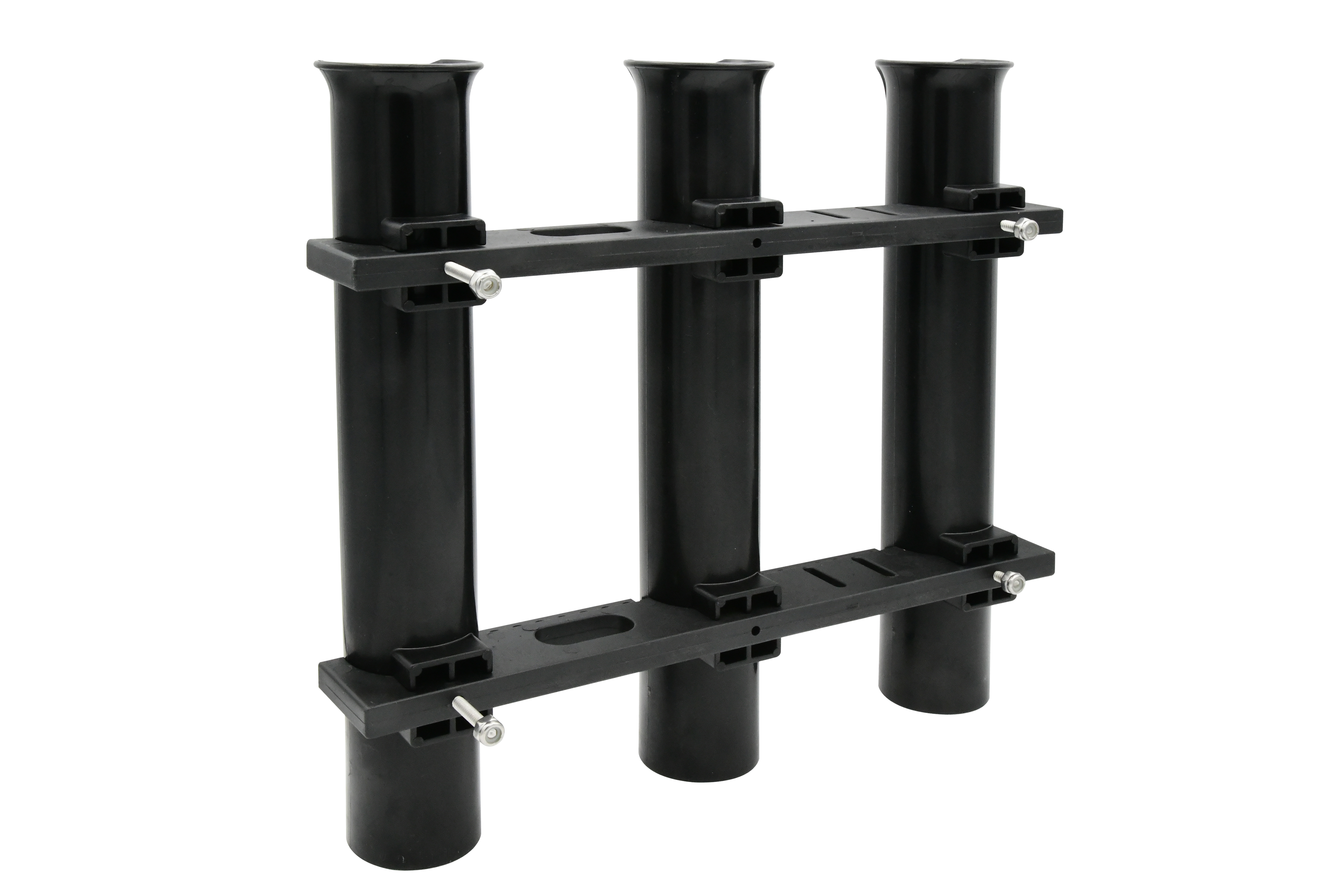 PP White/Black Wall Mount Fishing Rod Holder Bracket